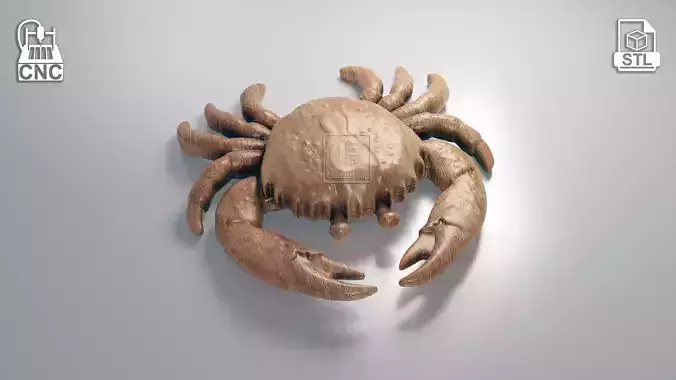 Crab Shaped Jewelry Box - Digital Files for CNC