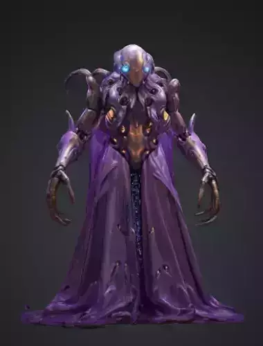 3D rendered of a fantastical humanoid creature