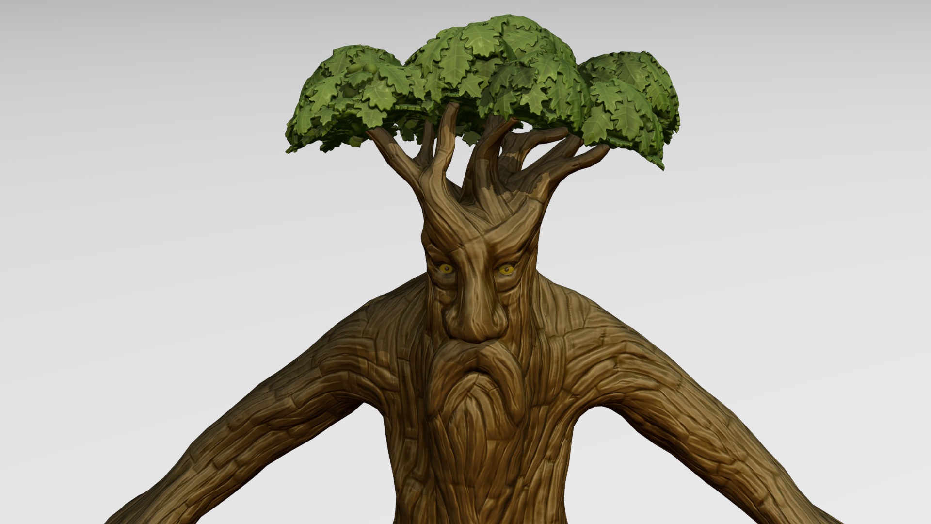 Ent tree herder Low-poly 3D model_11