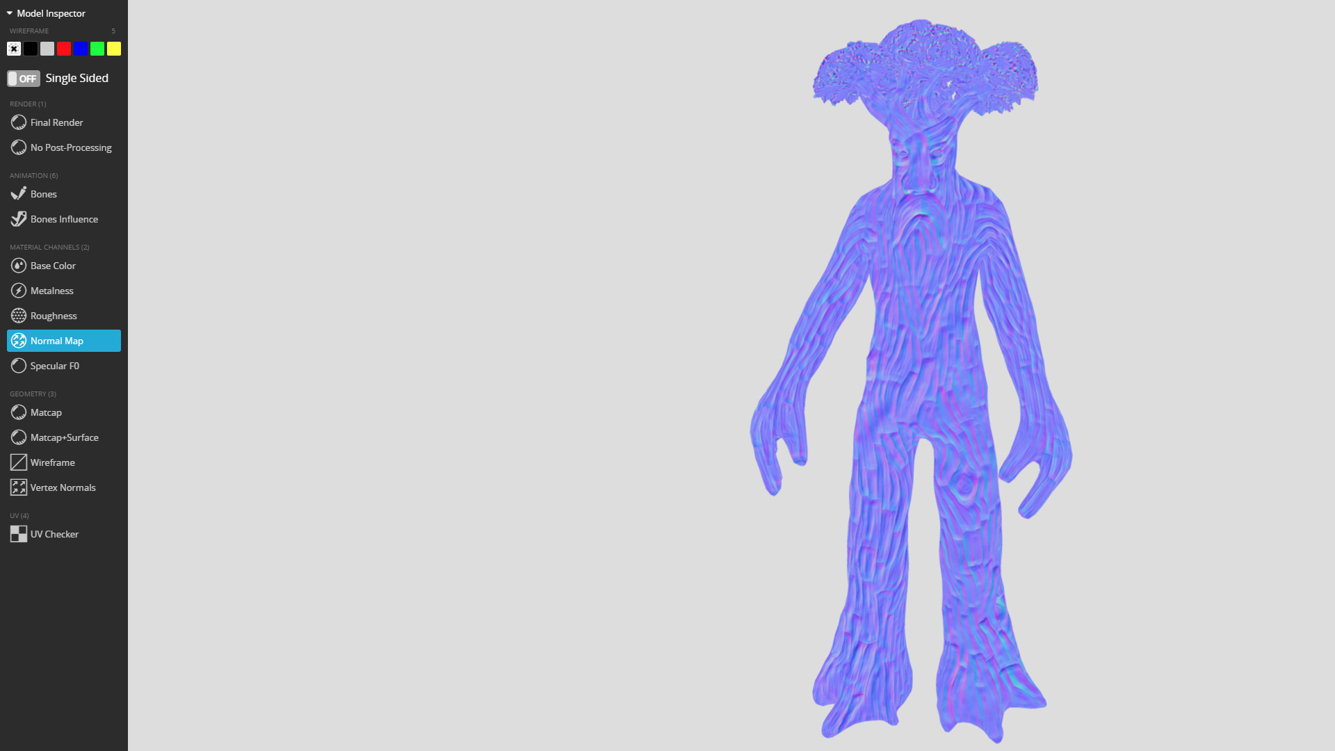 Ent tree herder Low-poly 3D model_8