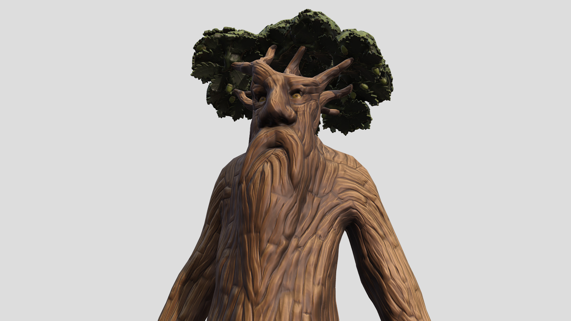 Ent tree herder Low-poly 3D model_6