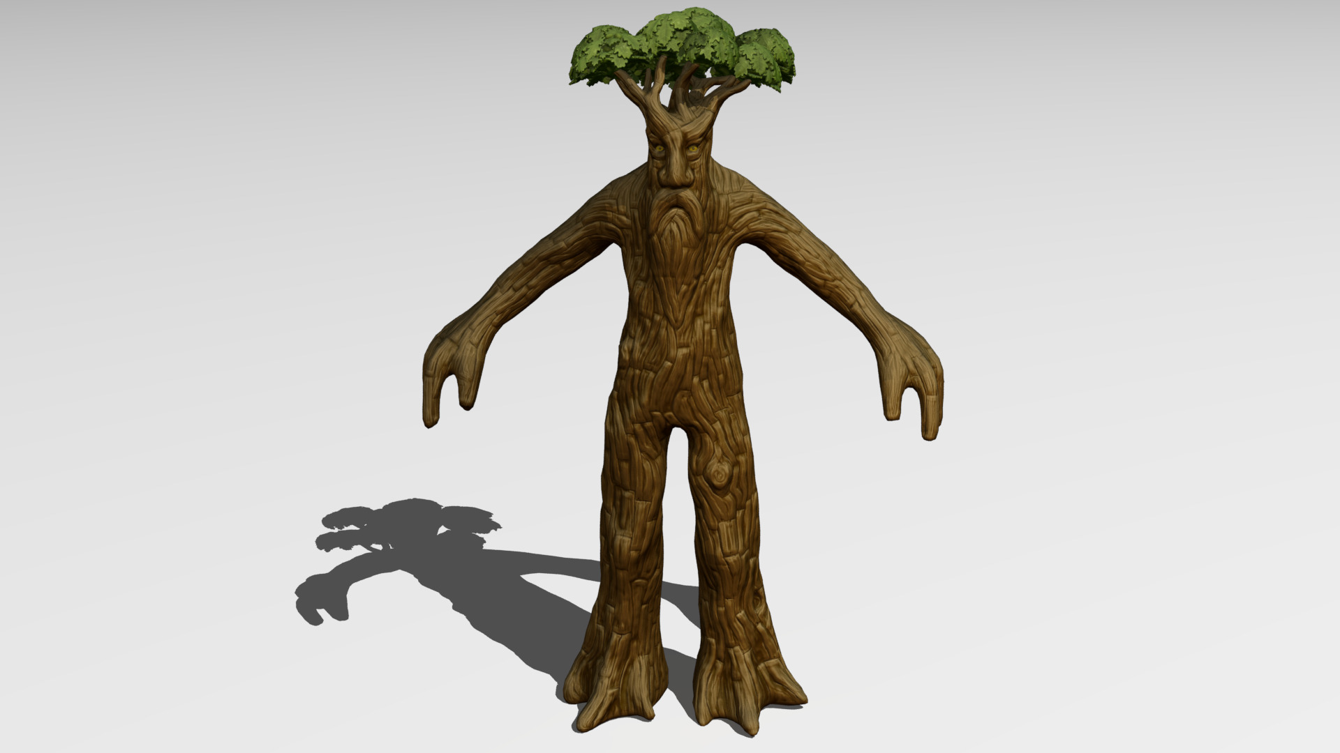 Ent tree herder Low-poly 3D model_16