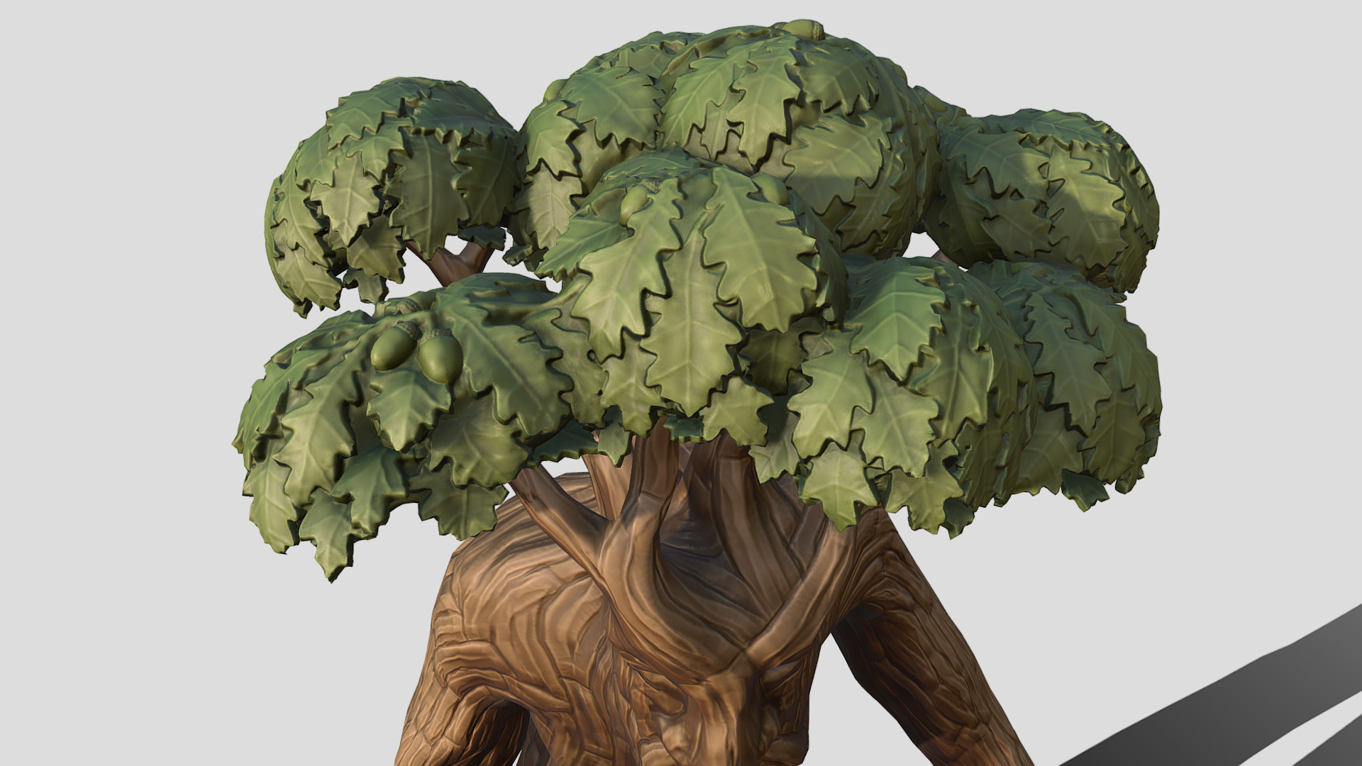 Ent tree herder Low-poly 3D model_4