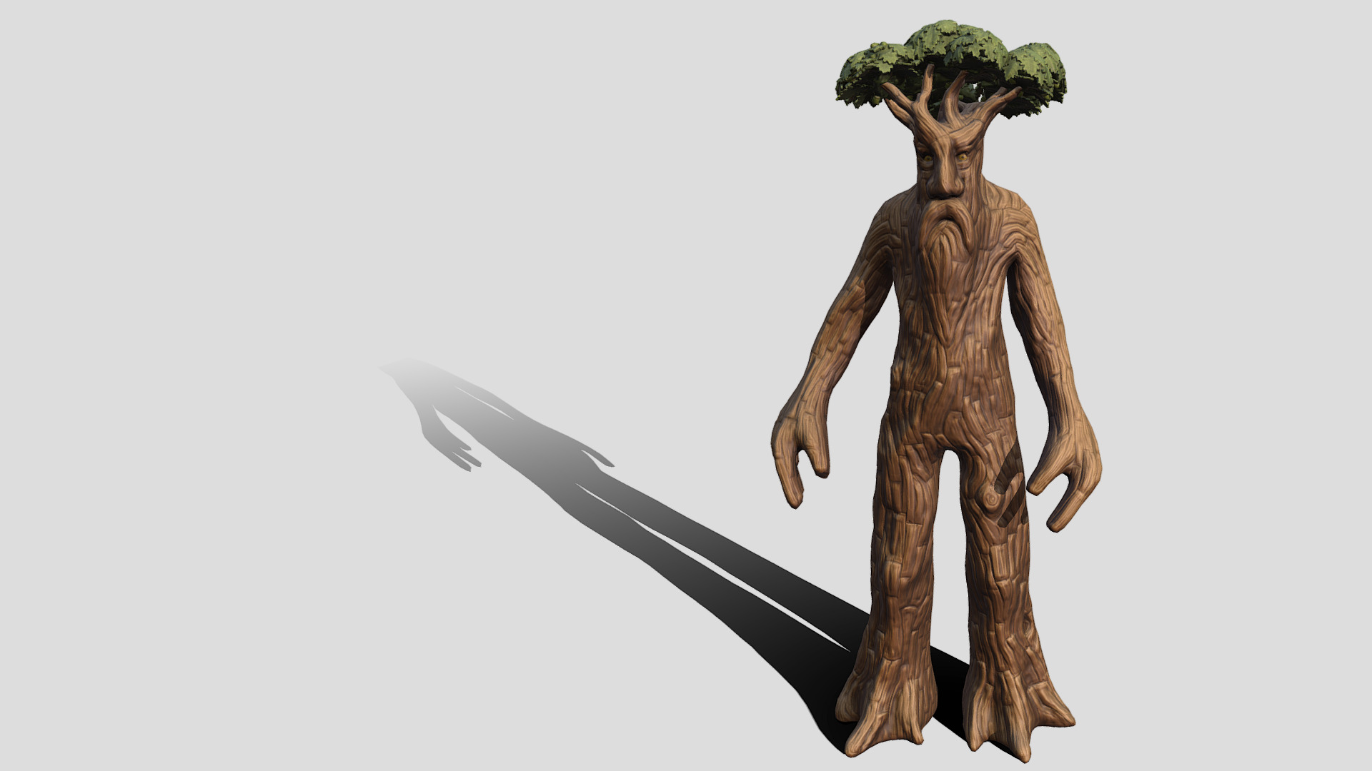Ent tree herder Low-poly 3D model_5