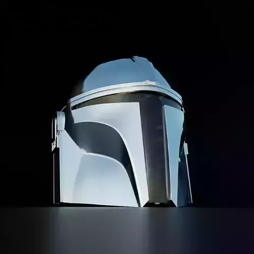 The Mandalorian Helmet STL OBJ FBX 3d Model for 3d Printing