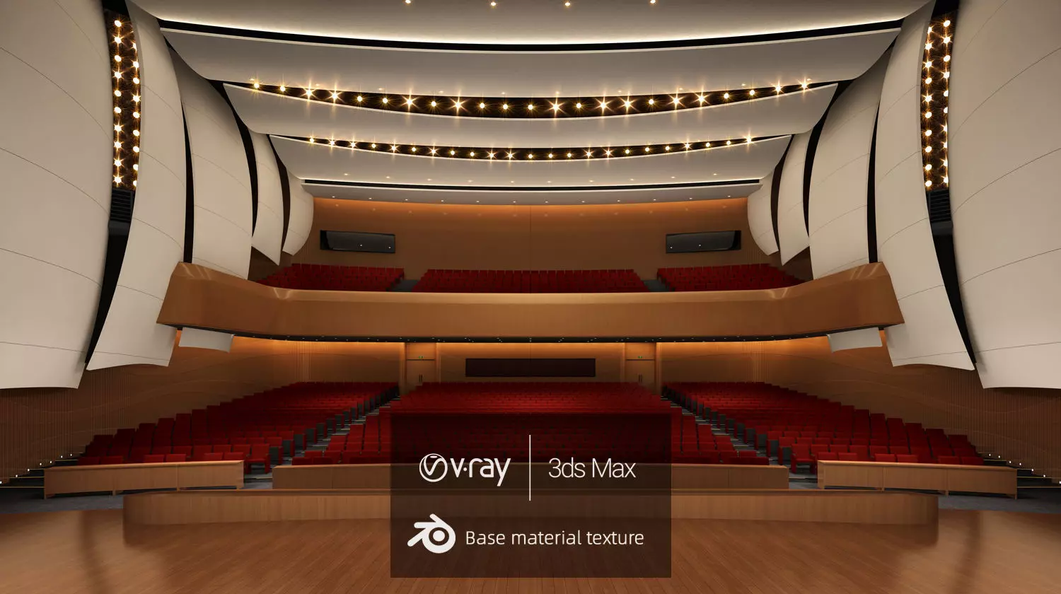 002 Theater - Opera Hall - Conference Hall - ID 002 3D model