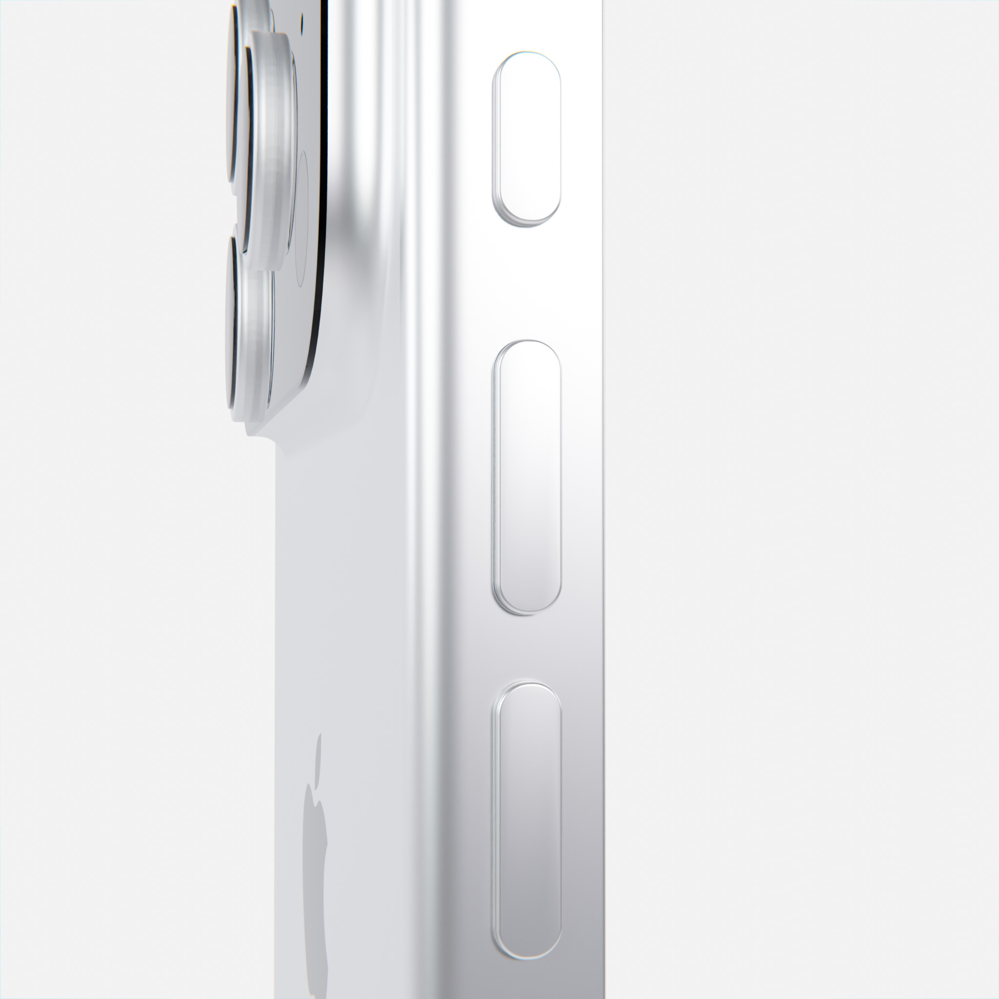 Apple iPhone 17 Pro White Low-poly 3D model_6