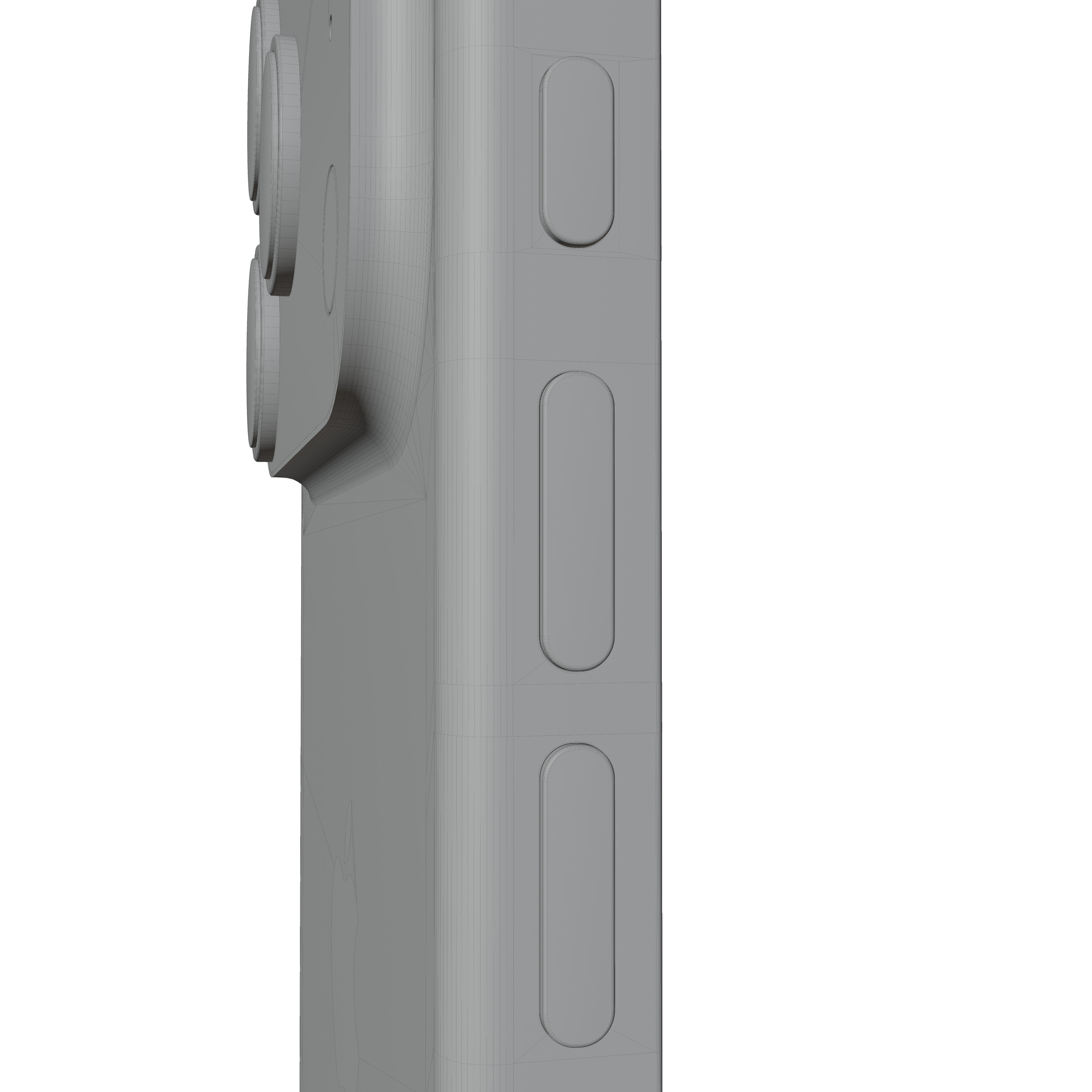 Apple iPhone 17 Pro White Low-poly 3D model_16