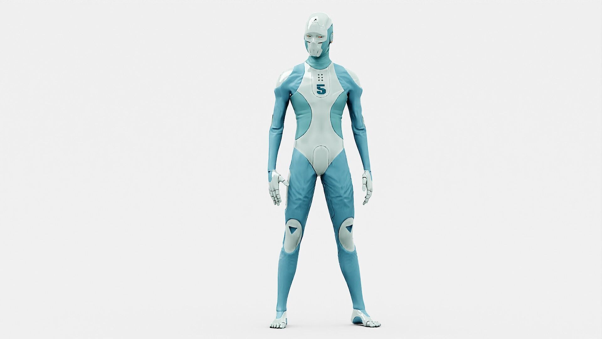 ROB-MECHA B  Rigged for Unreal Engine - Unity - MIXAMO  3D model_4