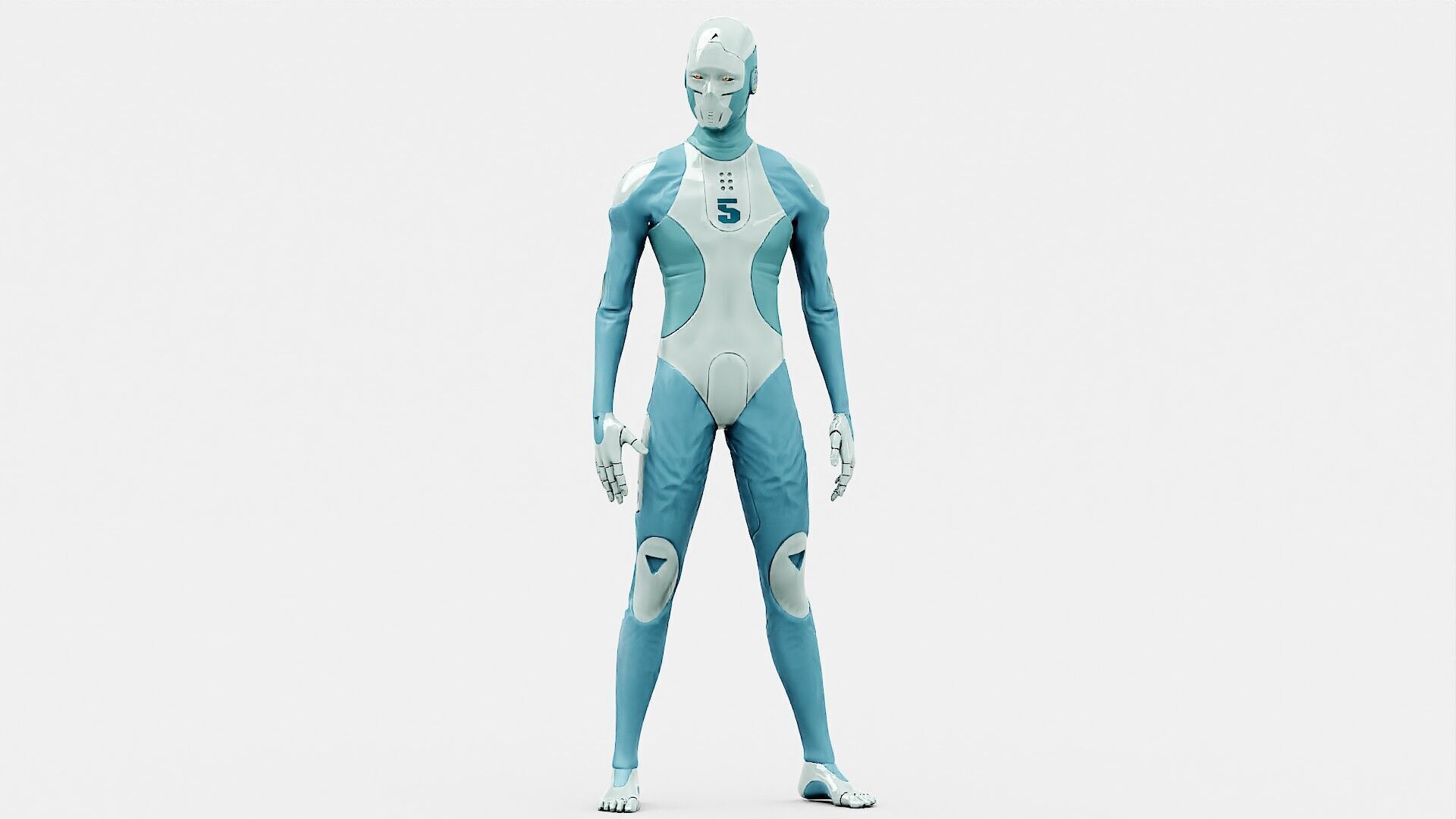 ROB-MECHA B  Rigged for Unreal Engine - Unity - MIXAMO  3D model_22