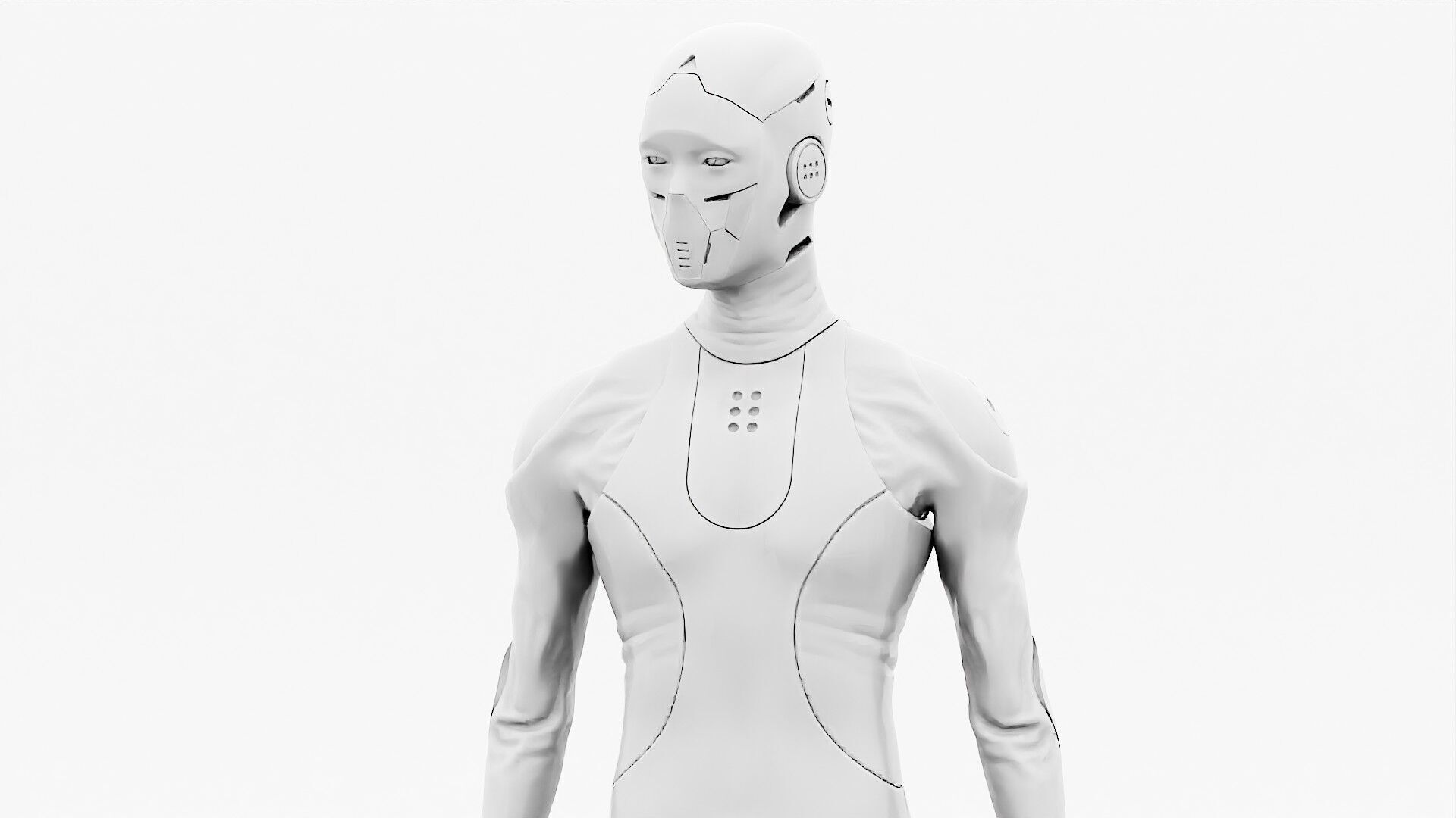 ROB-MECHA B  Rigged for Unreal Engine - Unity - MIXAMO  3D model_34