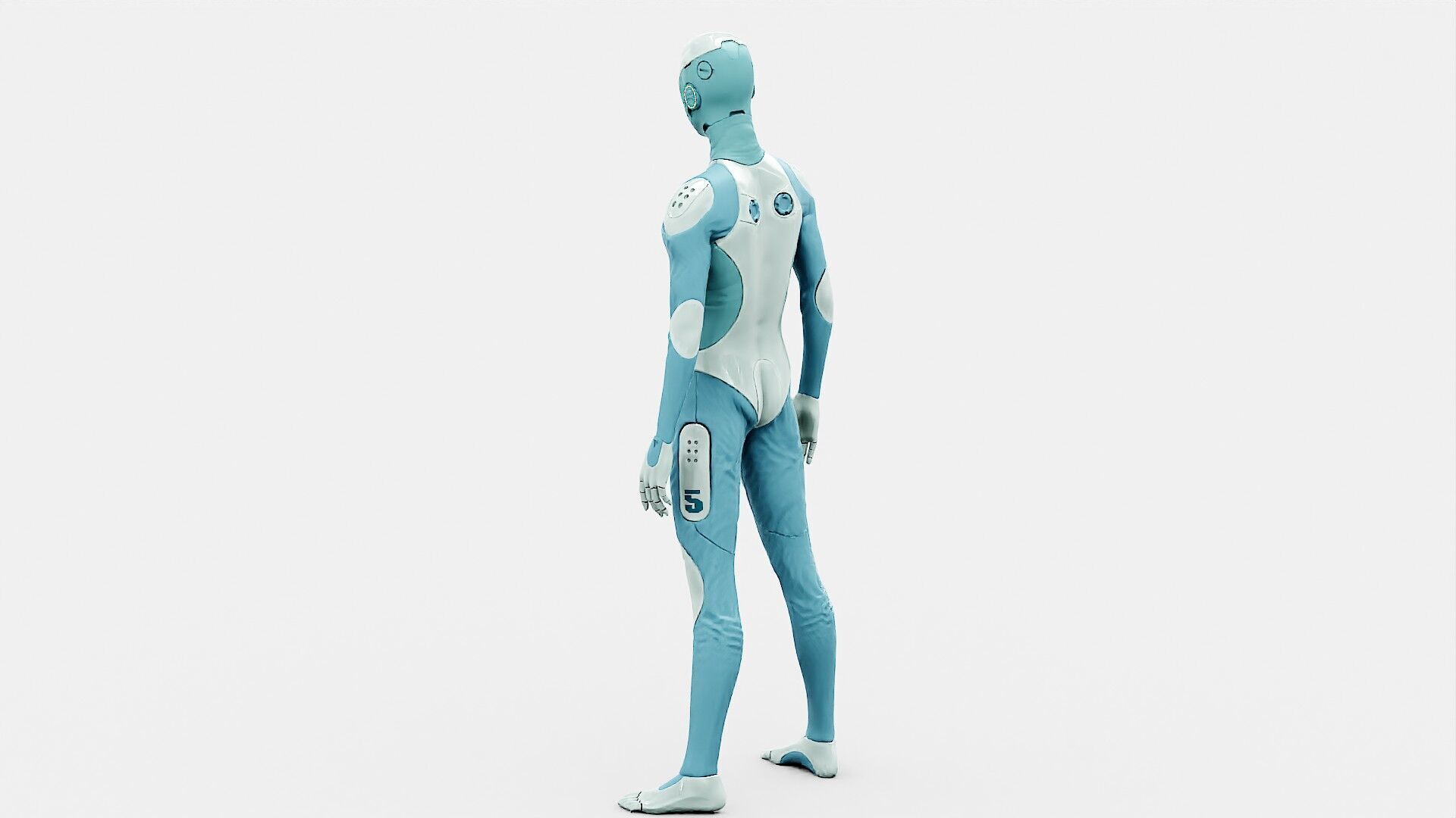 ROB-MECHA B  Rigged for Unreal Engine - Unity - MIXAMO  3D model_13