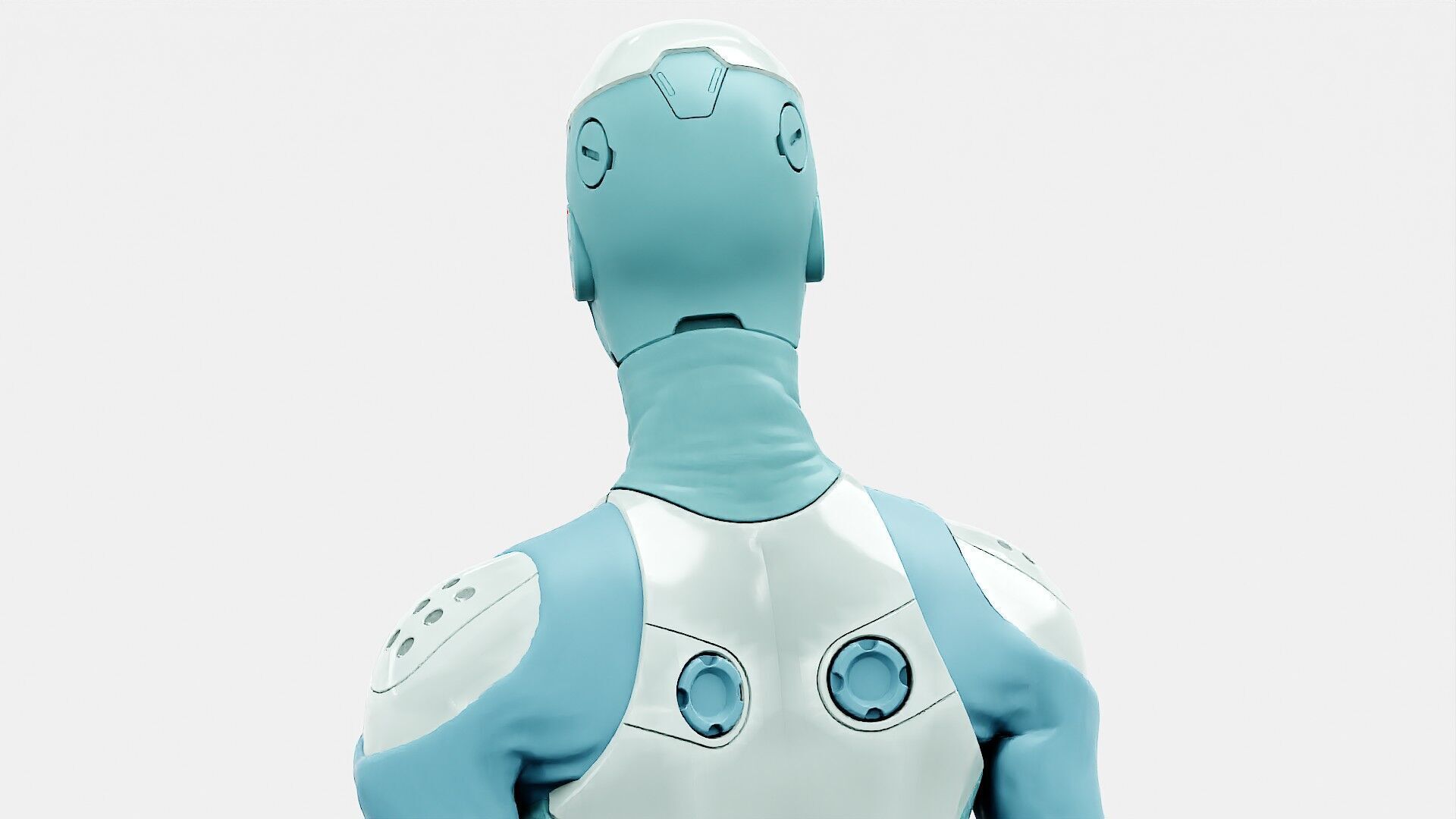 ROB-MECHA B  Rigged for Unreal Engine - Unity - MIXAMO  3D model_26