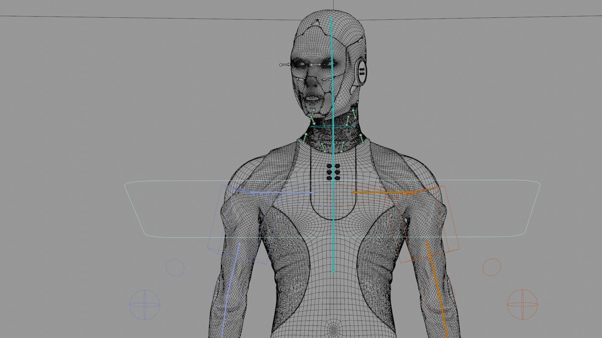 ROB-MECHA B  Rigged for Unreal Engine - Unity - MIXAMO  3D model_42