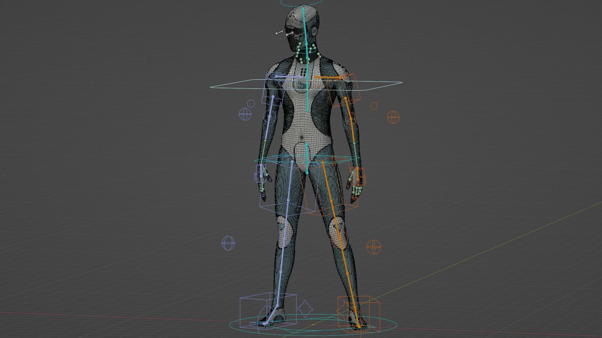 ROB-MECHA B  Rigged for Unreal Engine - Unity - MIXAMO  3D model_37