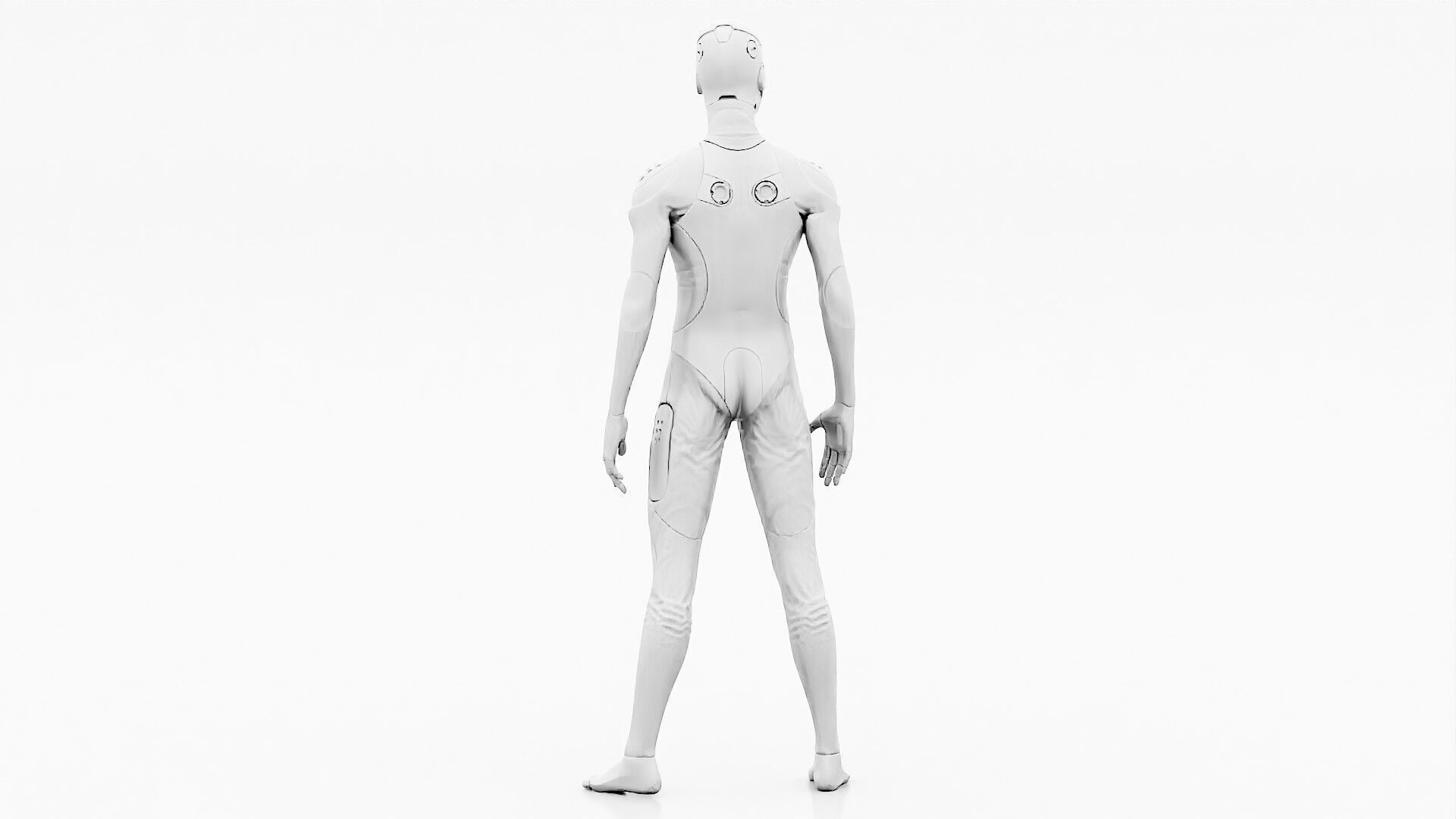 ROB-MECHA B  Rigged for Unreal Engine - Unity - MIXAMO  3D model_33