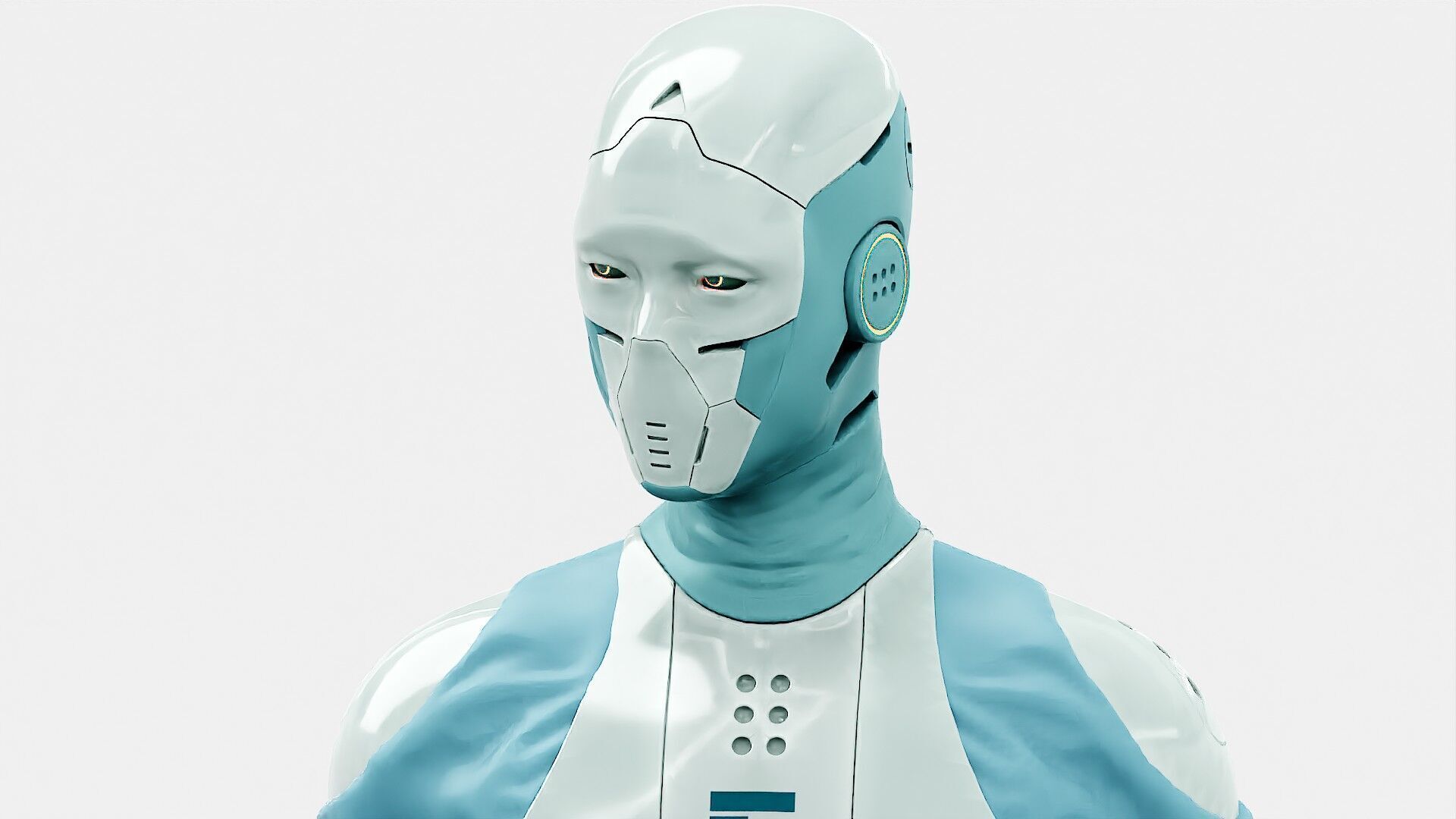 ROB-MECHA B  Rigged for Unreal Engine - Unity - MIXAMO  3D model_24