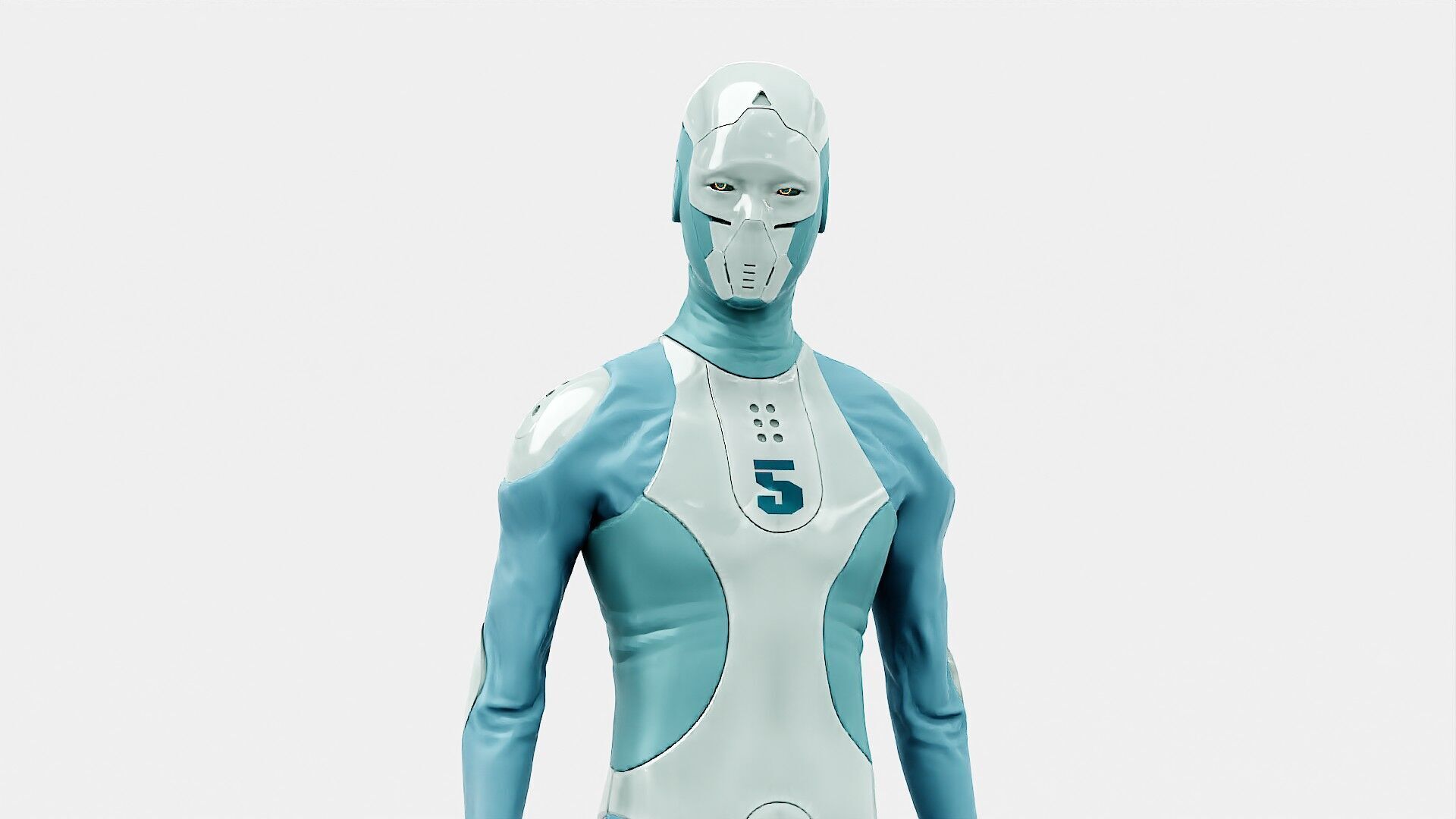 ROB-MECHA B  Rigged for Unreal Engine - Unity - MIXAMO  3D model_2