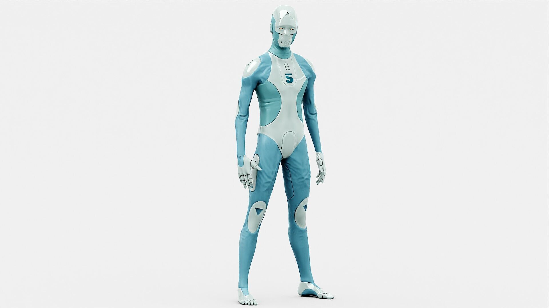 ROB-MECHA B  Rigged for Unreal Engine - Unity - MIXAMO  3D model_21