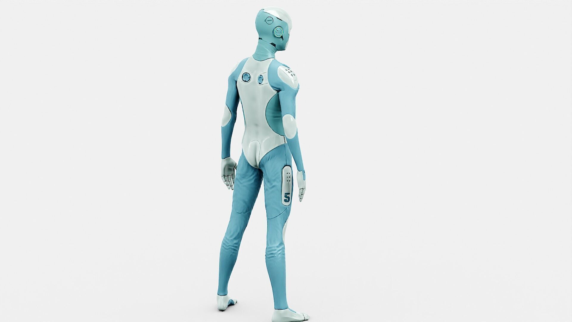 ROB-MECHA B  Rigged for Unreal Engine - Unity - MIXAMO  3D model_17