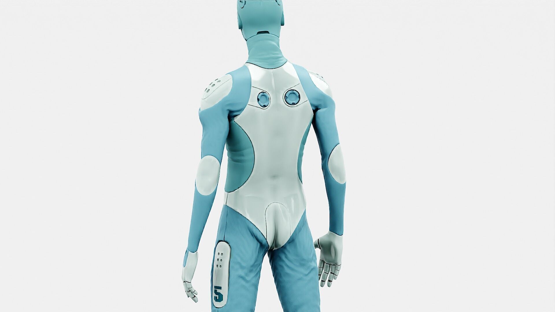 ROB-MECHA B  Rigged for Unreal Engine - Unity - MIXAMO  3D model_27