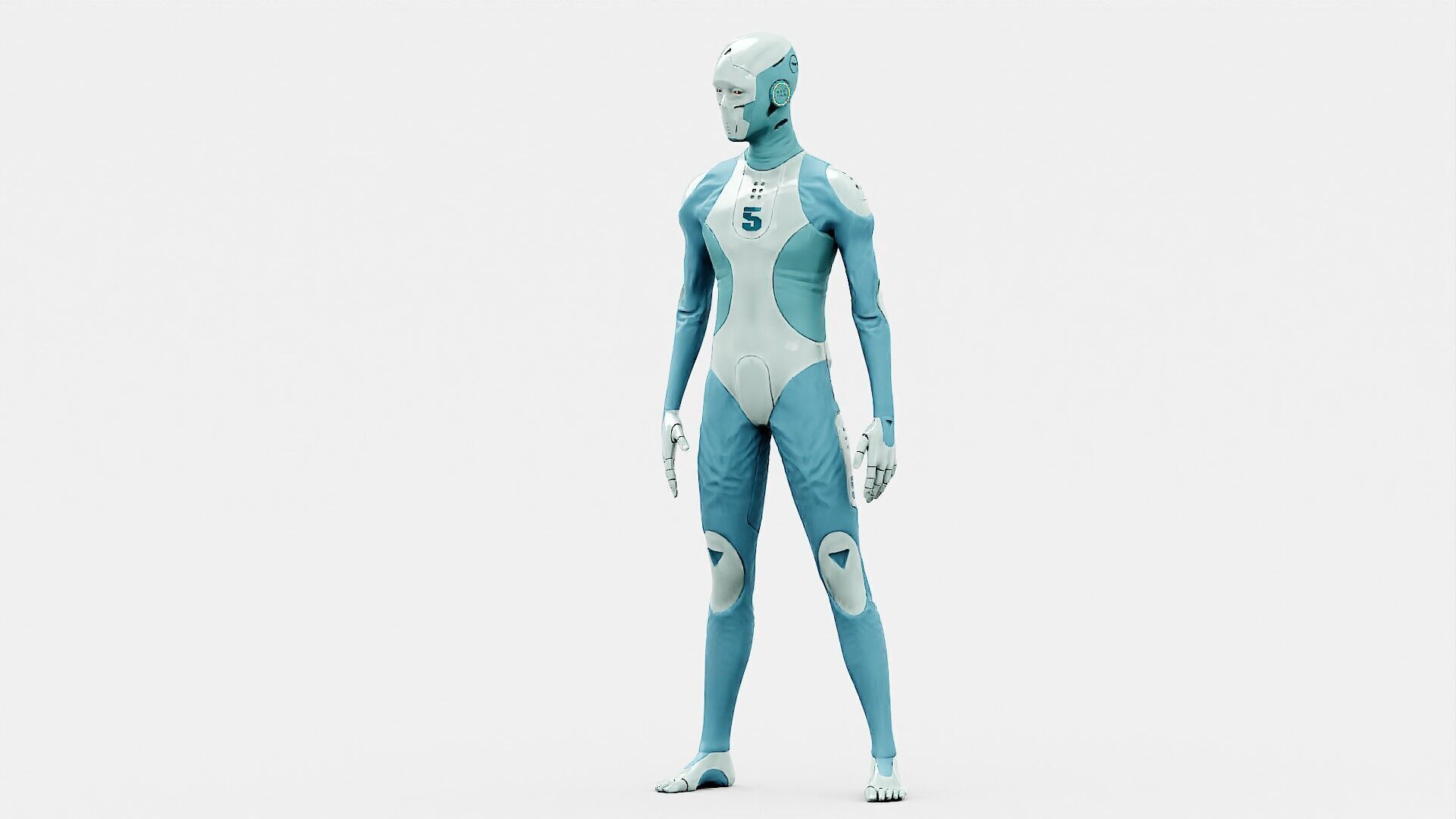 ROB-MECHA B  Rigged for Unreal Engine - Unity - MIXAMO  3D model_6