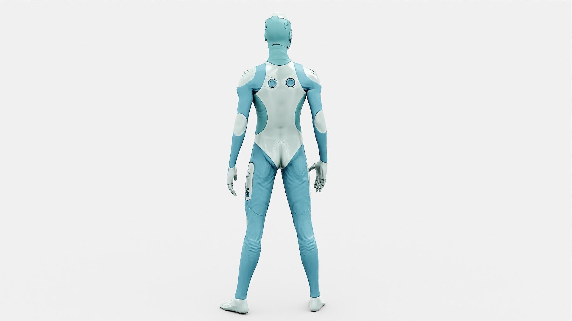 ROB-MECHA B  Rigged for Unreal Engine - Unity - MIXAMO  3D model_15