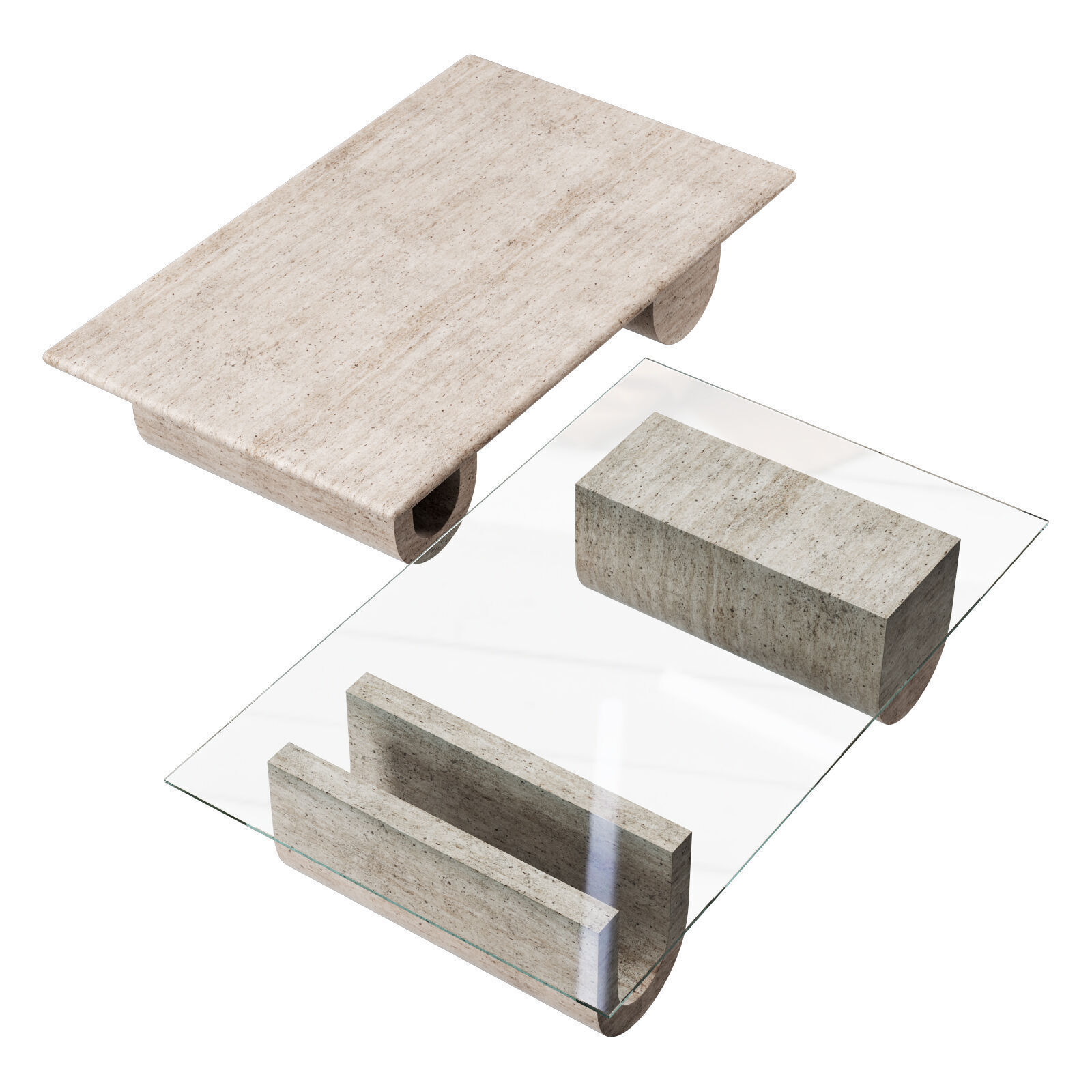 Yet Design Studio Tonoz Coffee Table 3D model_3