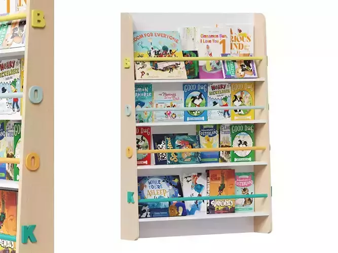Vertbaudet Children Bookcase 3D model