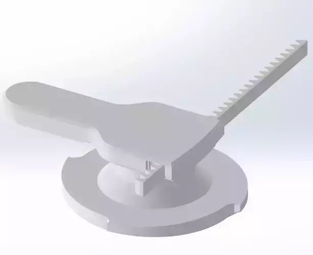 Large Rack and Pinion Spinning Top 120mm 3D print model