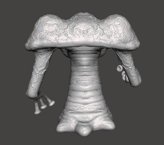 WAR OF THE WORLDS 1953 MARTIAN W LASER MODEL FIGURE SCIFI GAMES 3D print model_5