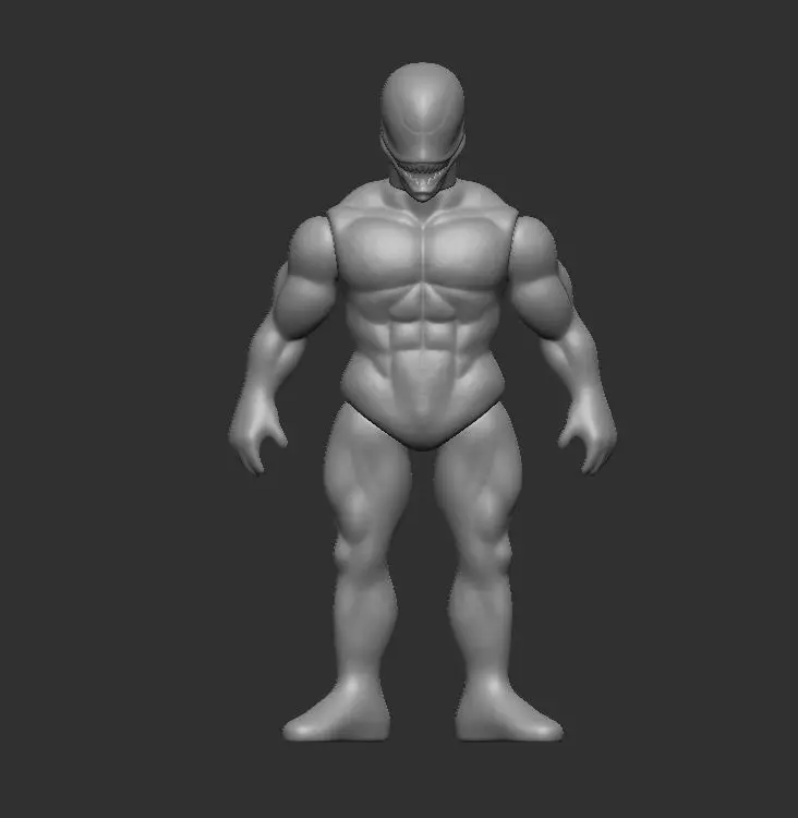 Venom Sofubi - 3d scanned toy for educational purpose 3D print model_0