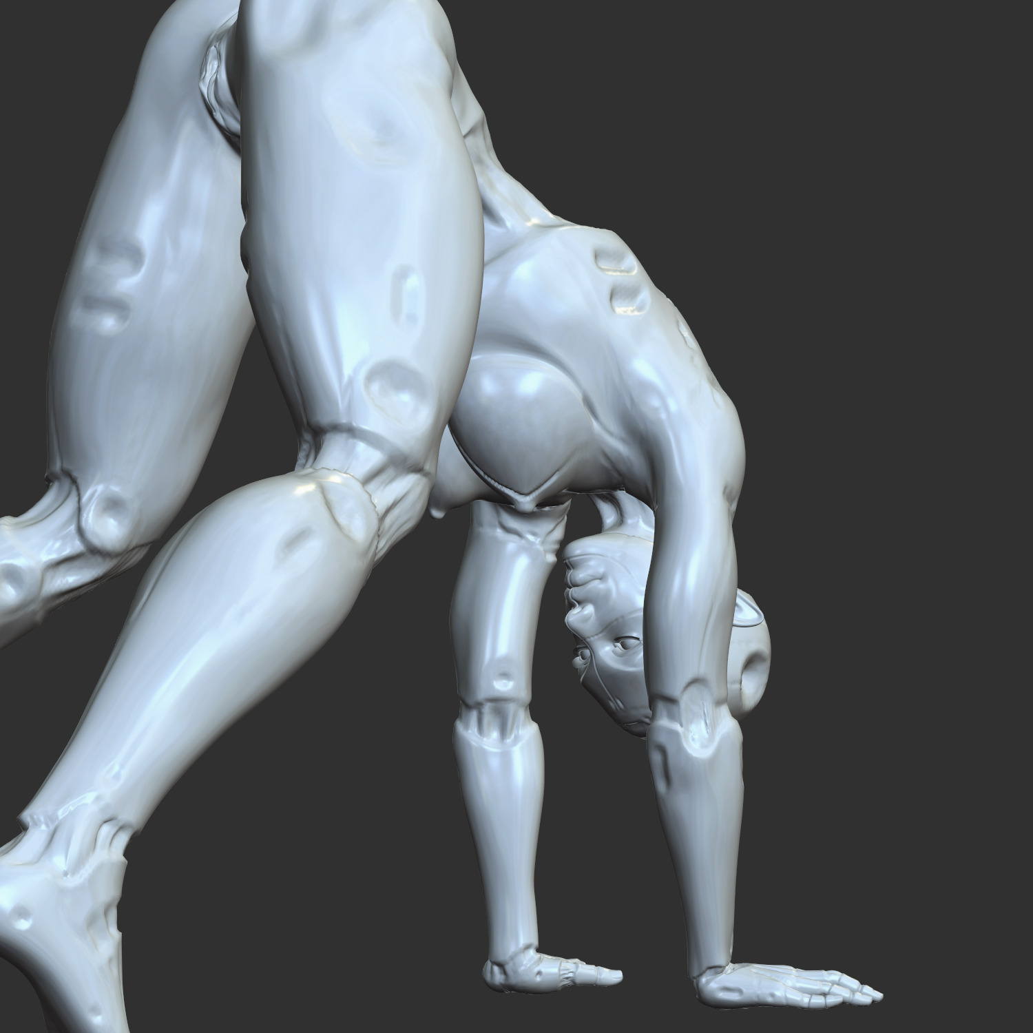 nsfw female robot 3D print model_2