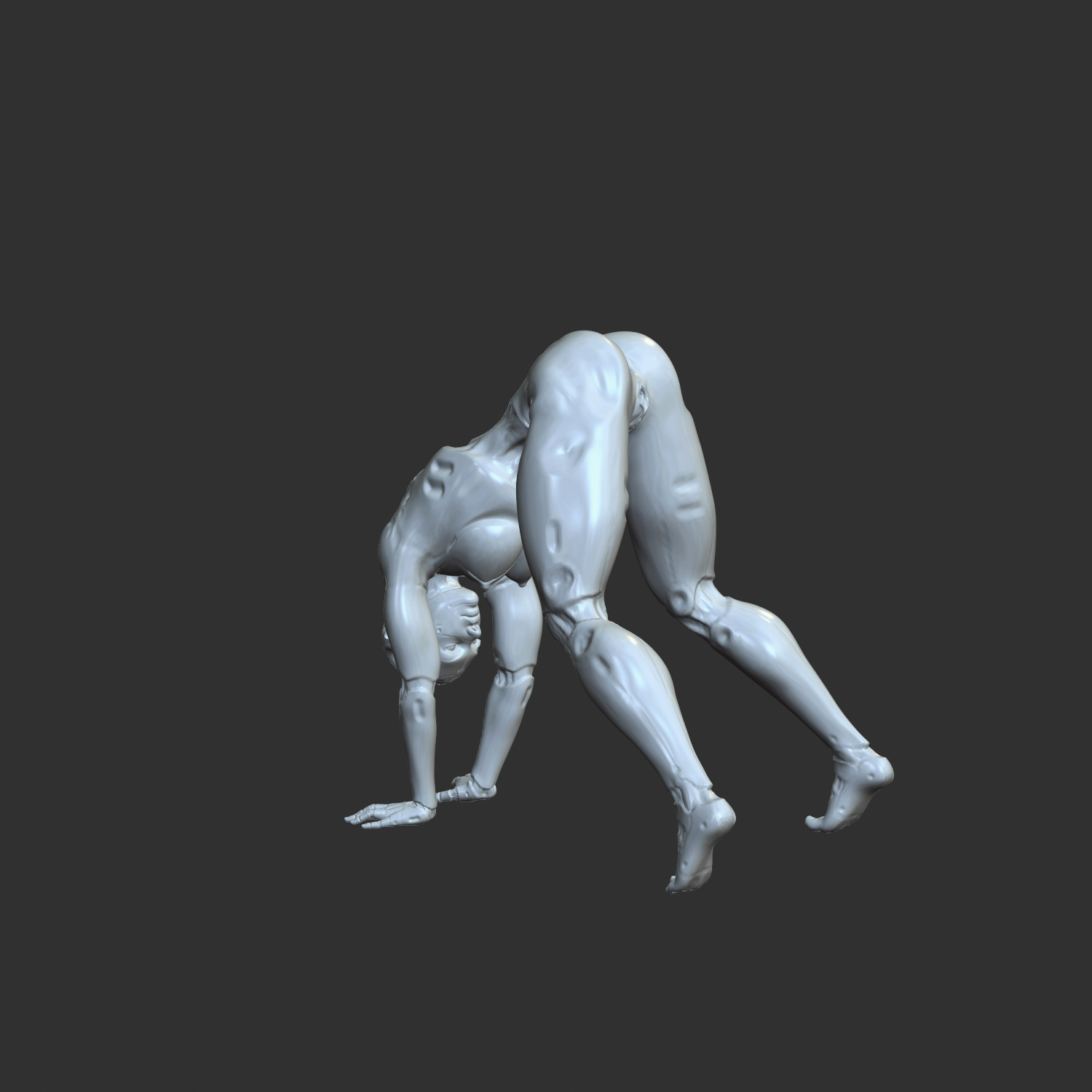 nsfw female robot 3D print model_5