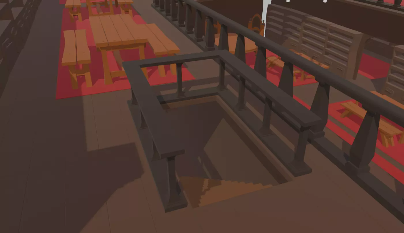 Low Poly Fence Free low-poly 3D model