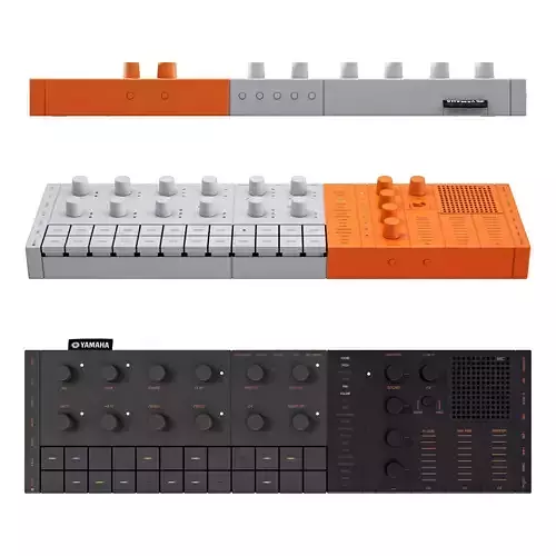 Yamaha seqtrak 3D model