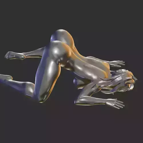 Sexy Lingerie Anime Girl Perfect Figure NSFW STL