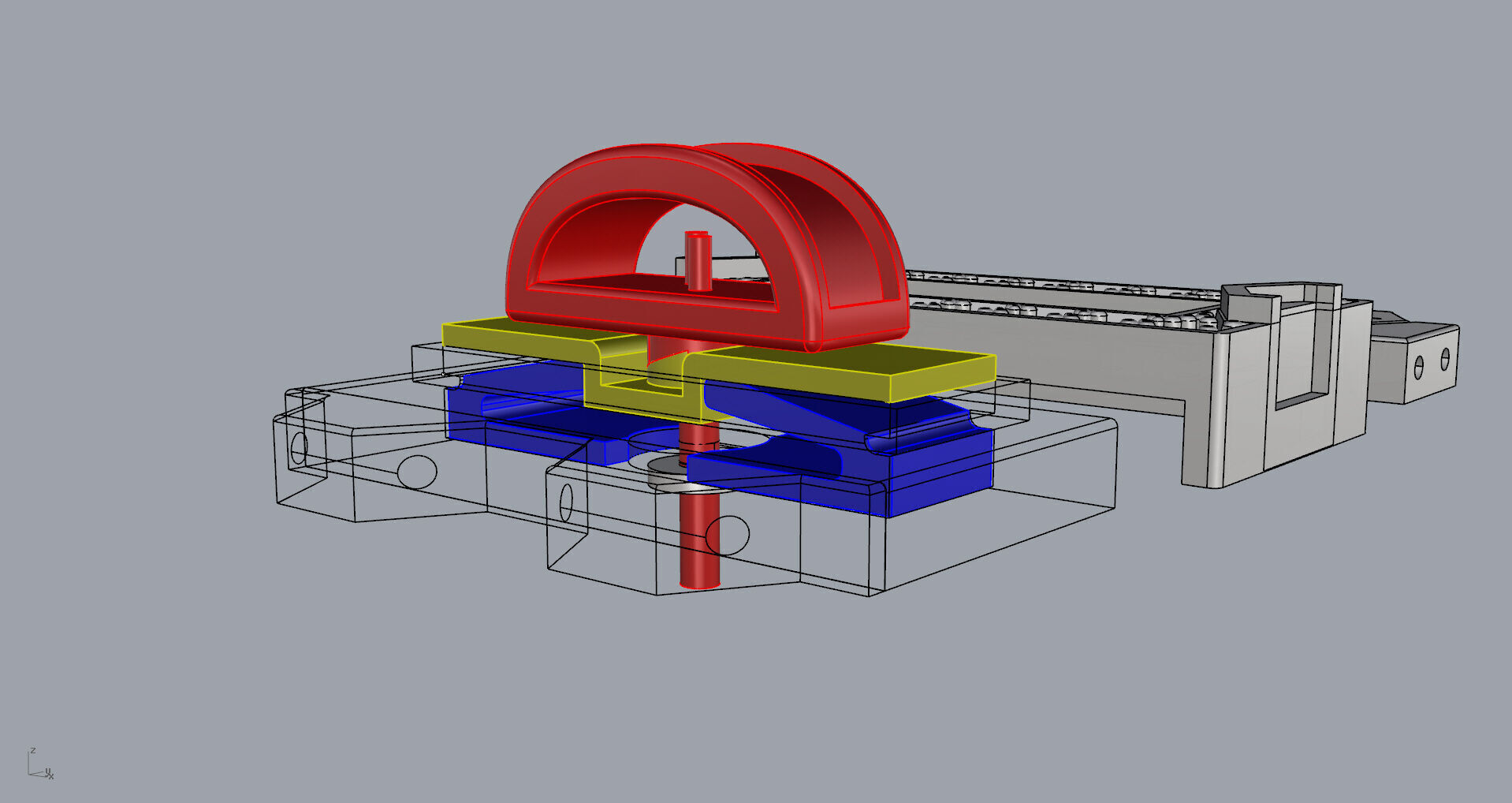 Honeycomb Beehaved Ribbon Chain bracelet 3D print model_17