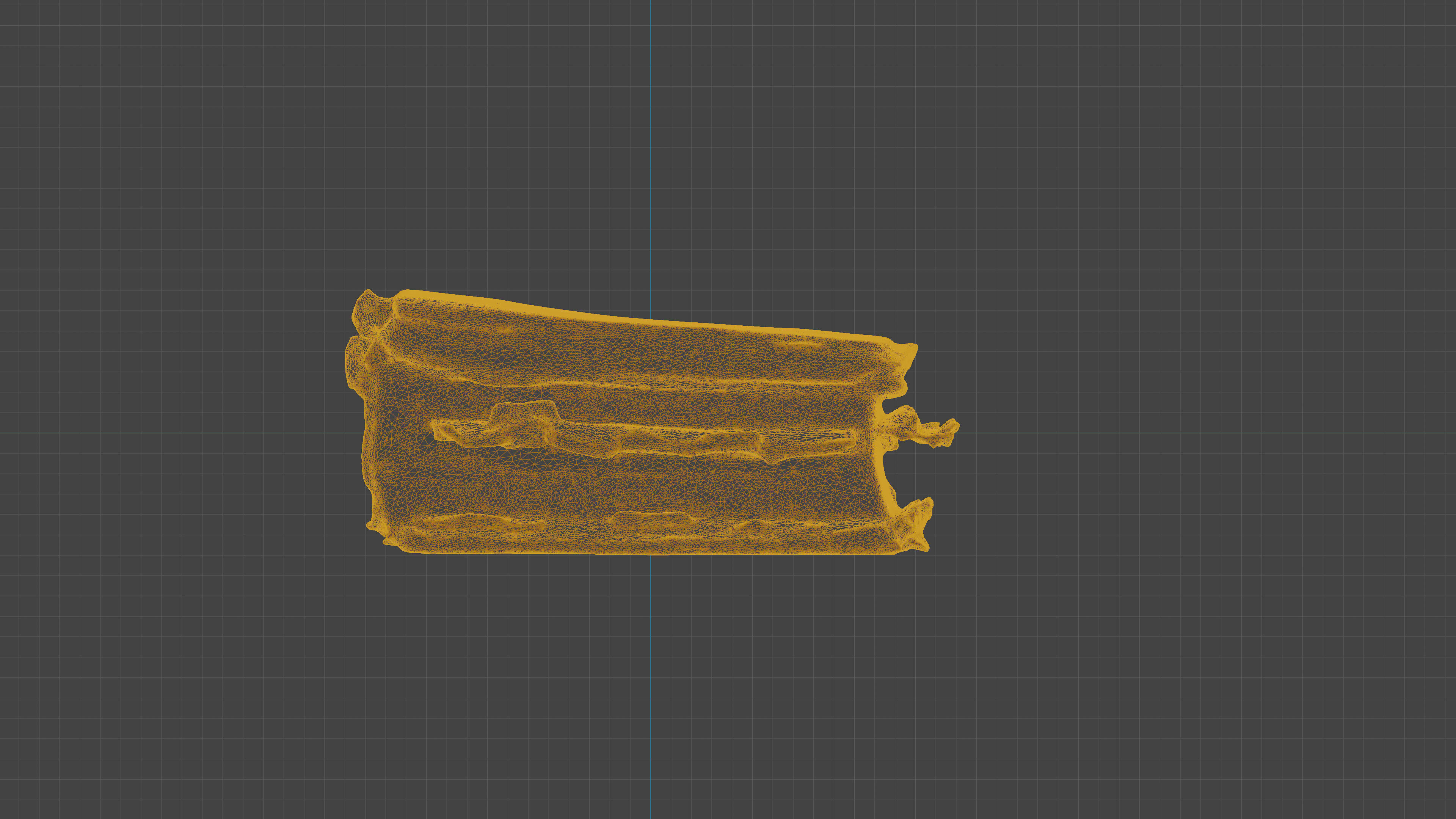 Scanned old damaged book Low-poly 3D model_25