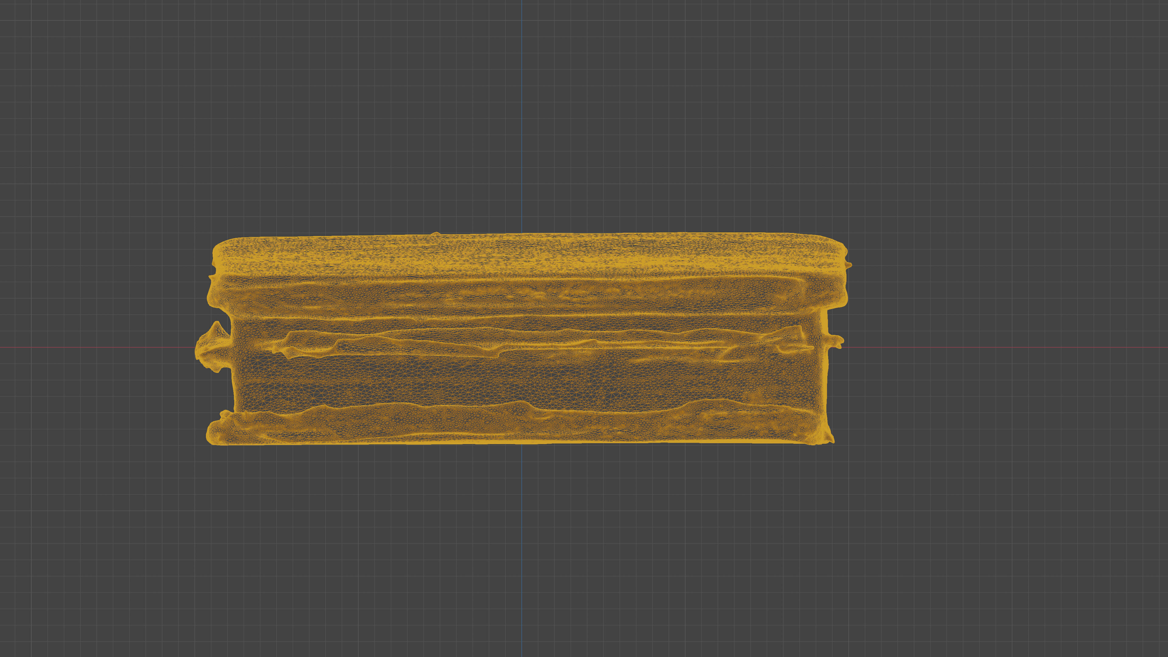 Scanned old damaged book Low-poly 3D model_24