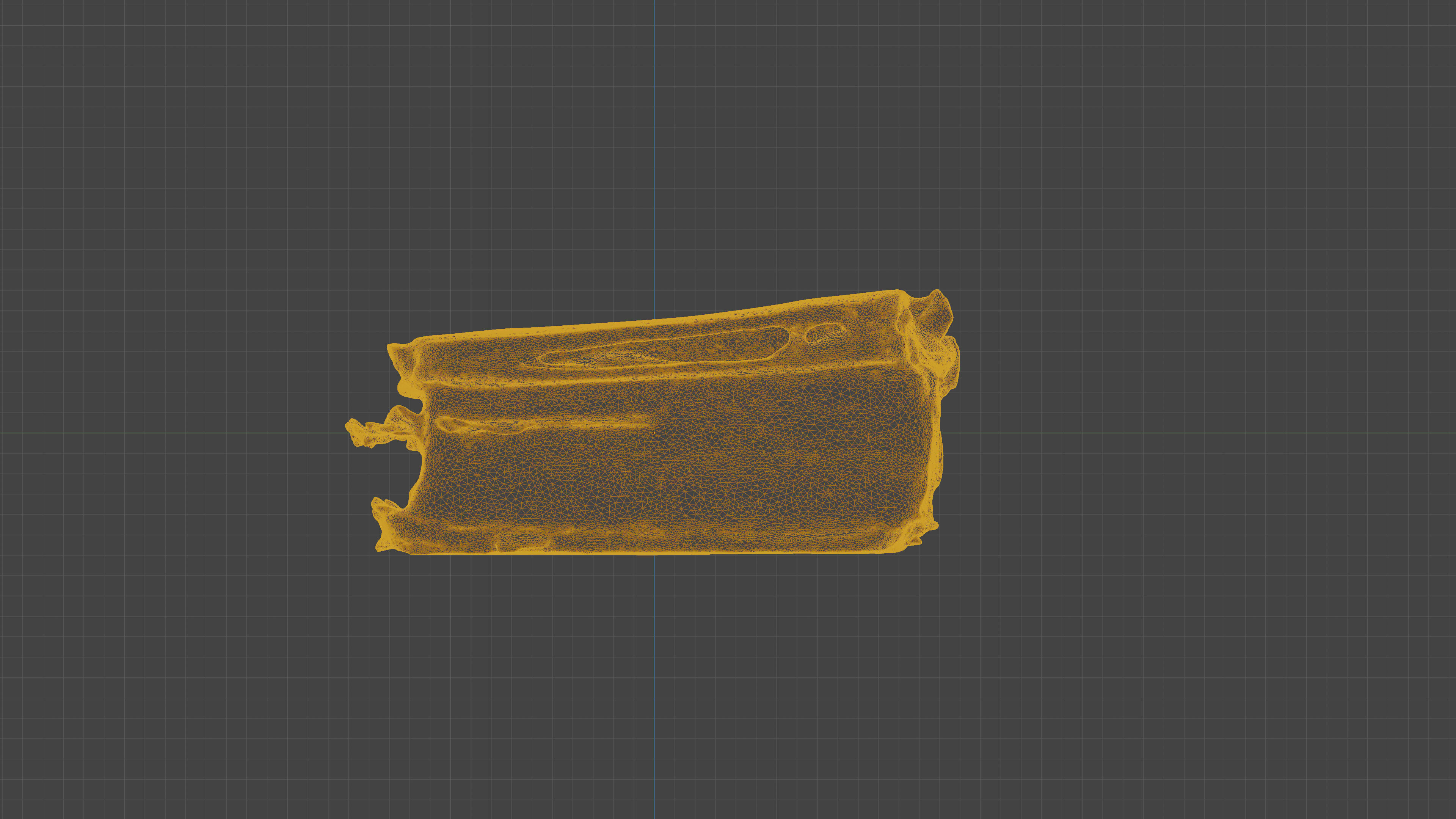 Scanned old damaged book Low-poly 3D model_26