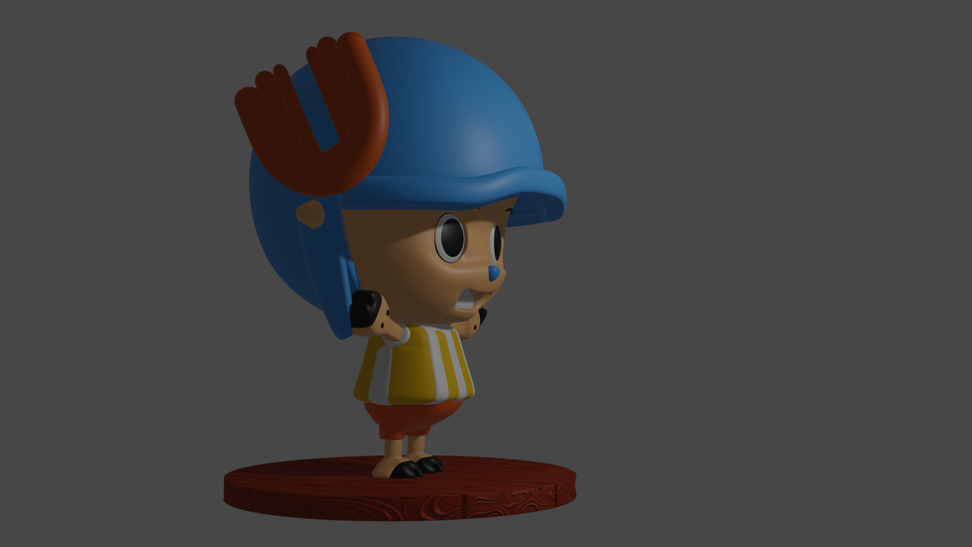 chopper one piece 3D print model_7