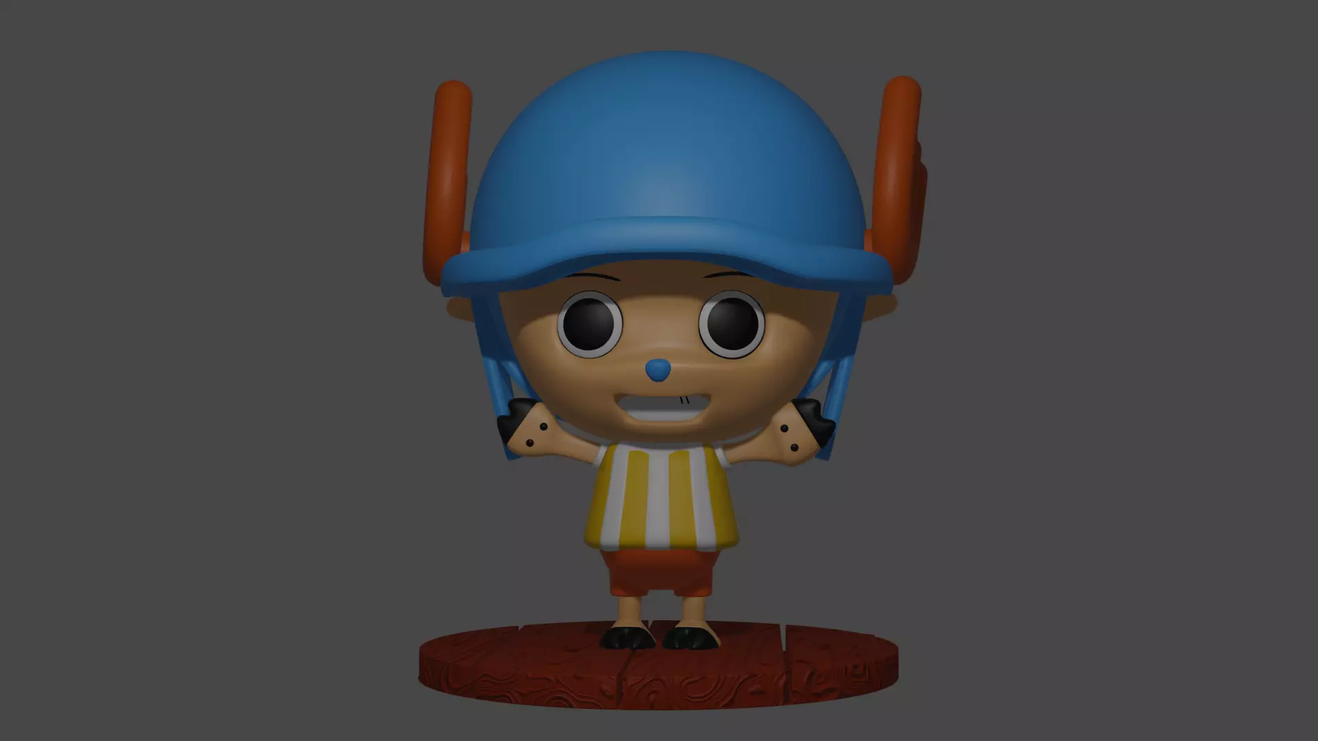 chopper one piece 3D print model_0