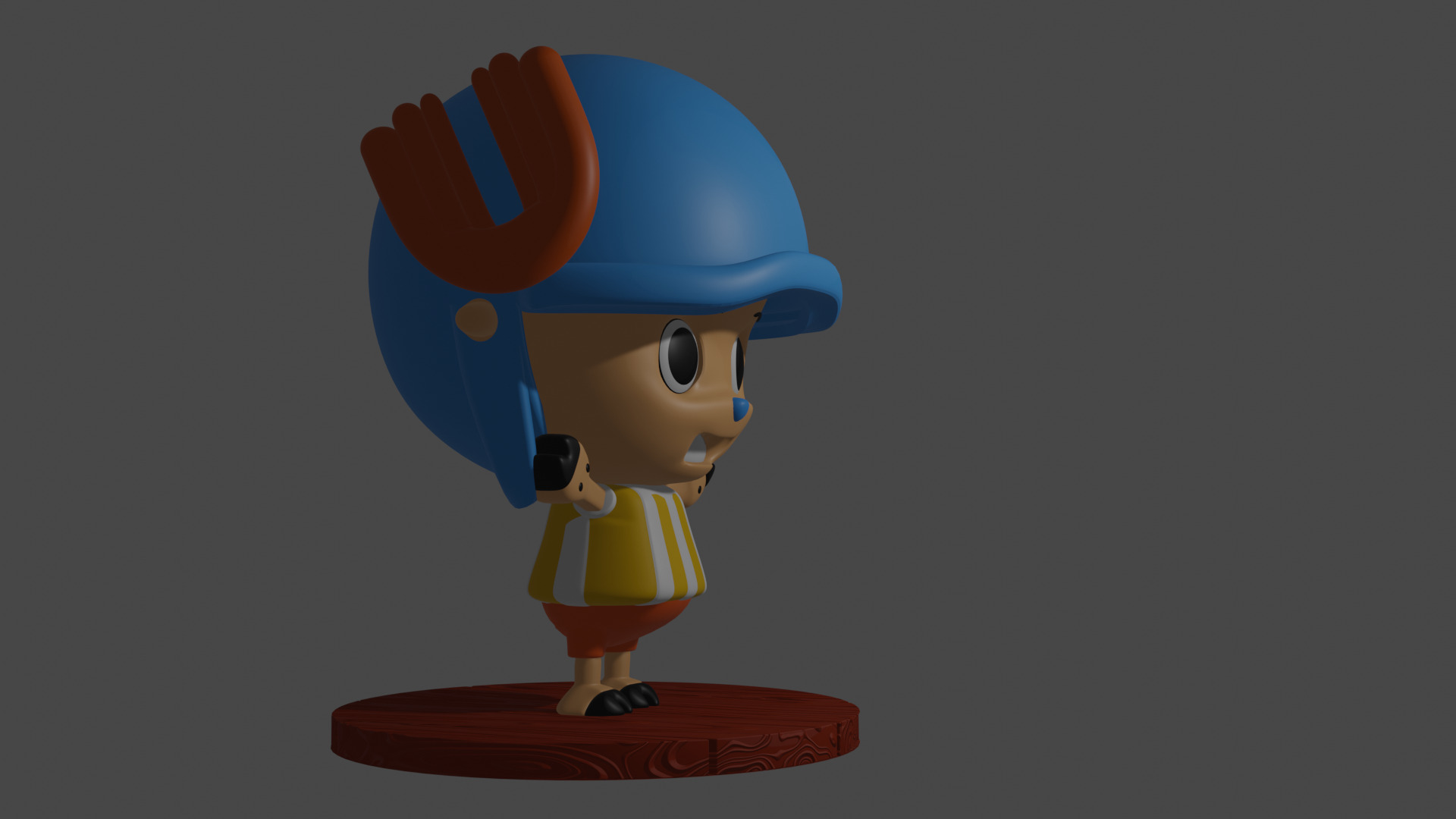 chopper one piece 3D print model_8
