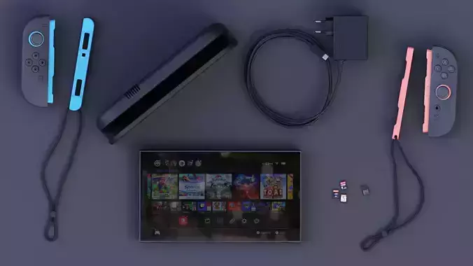 Nintendo Switch 2 Official Preview 3D model