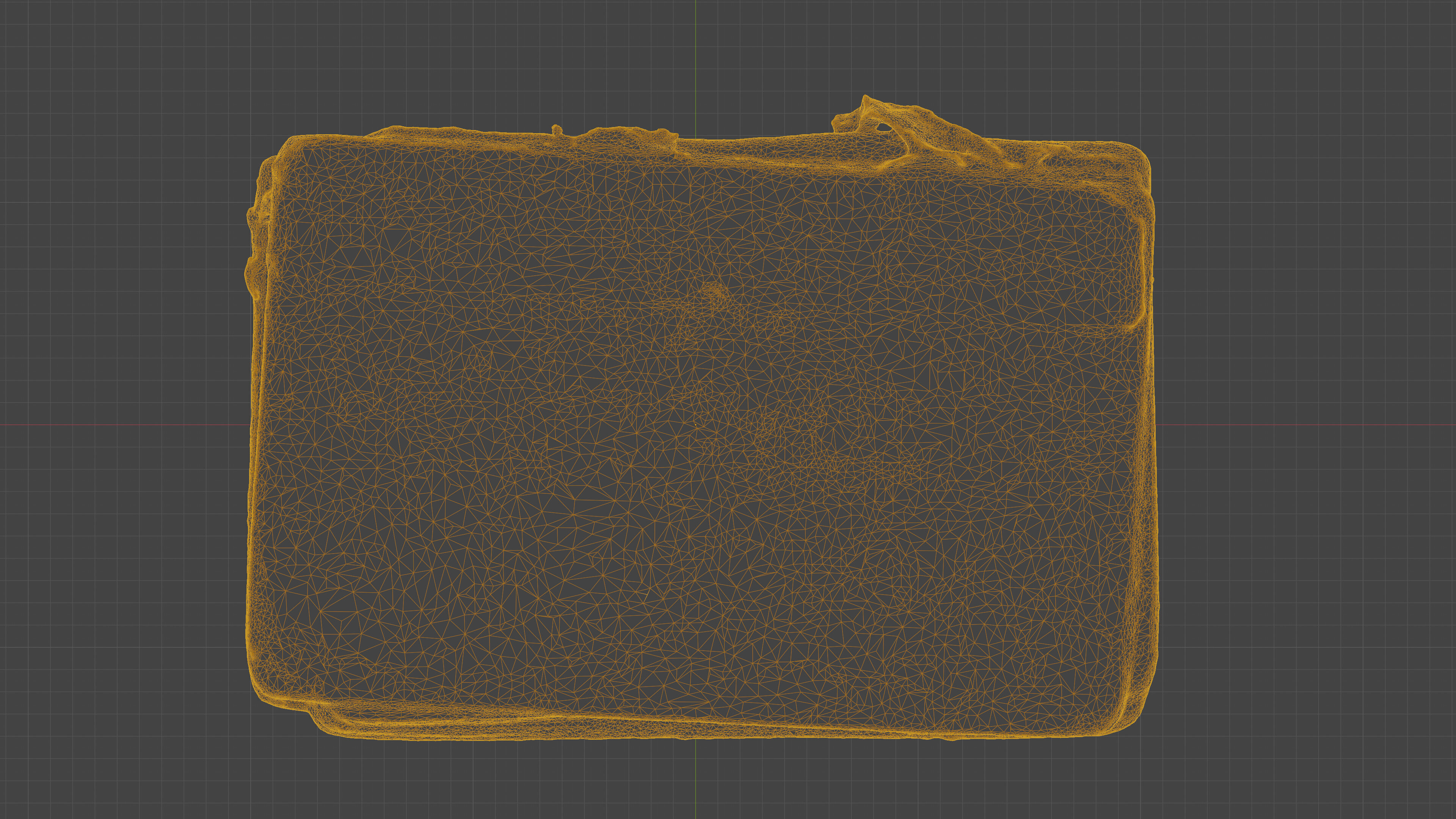 Scanned old damaged book Low-poly 3D model_21