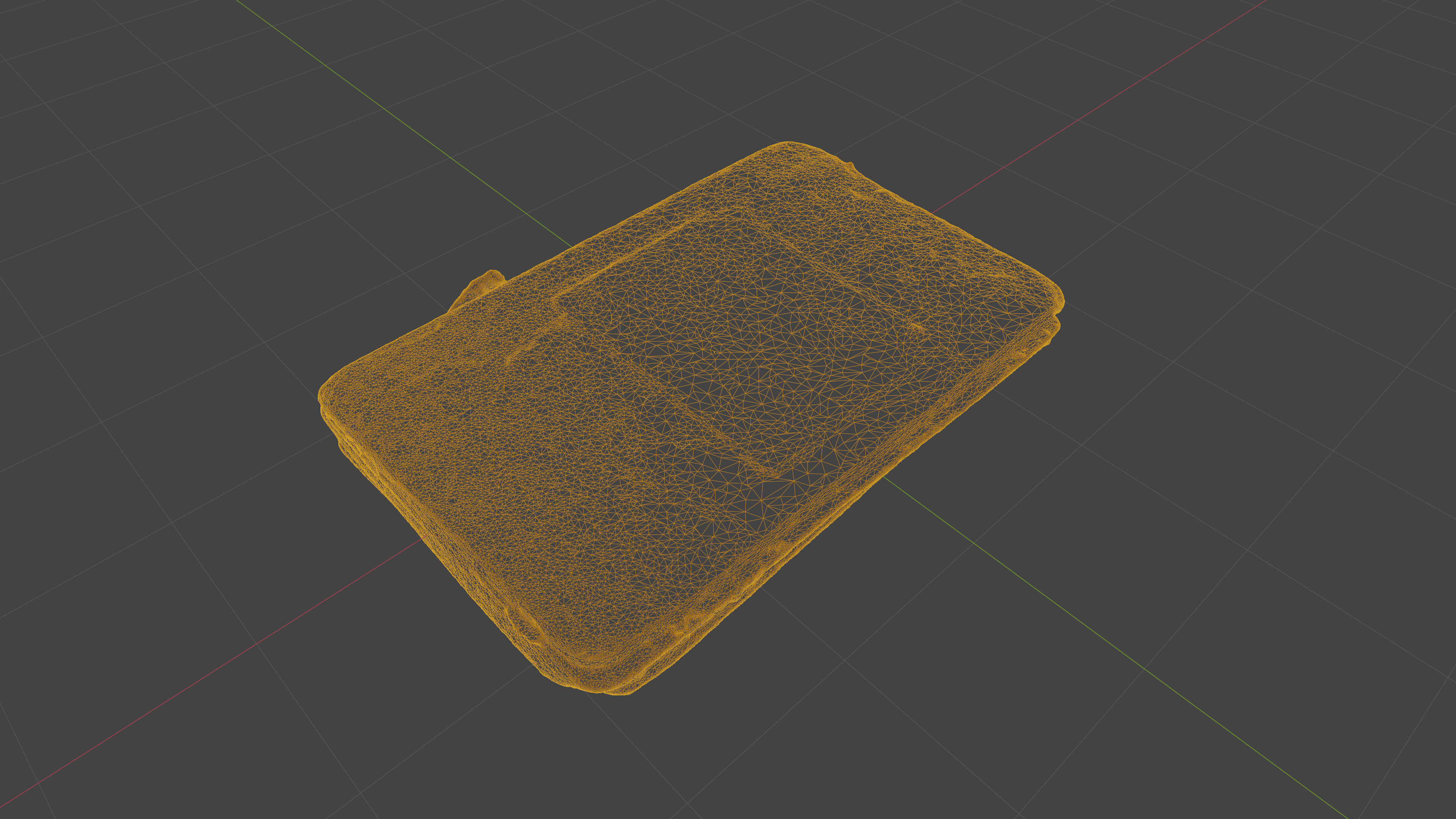 Scanned old damaged book Low-poly 3D model_15