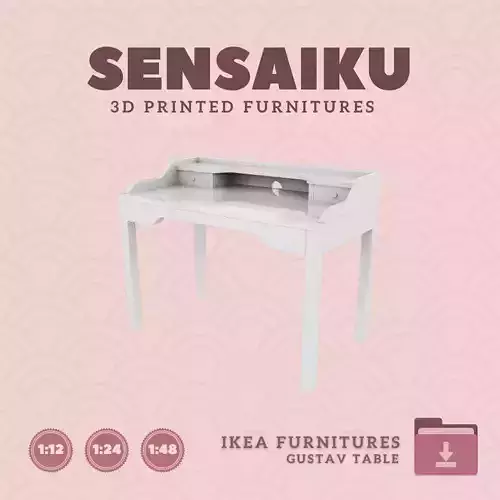 Gustav Table for Miniature Dollhouse IKEA 3D Print