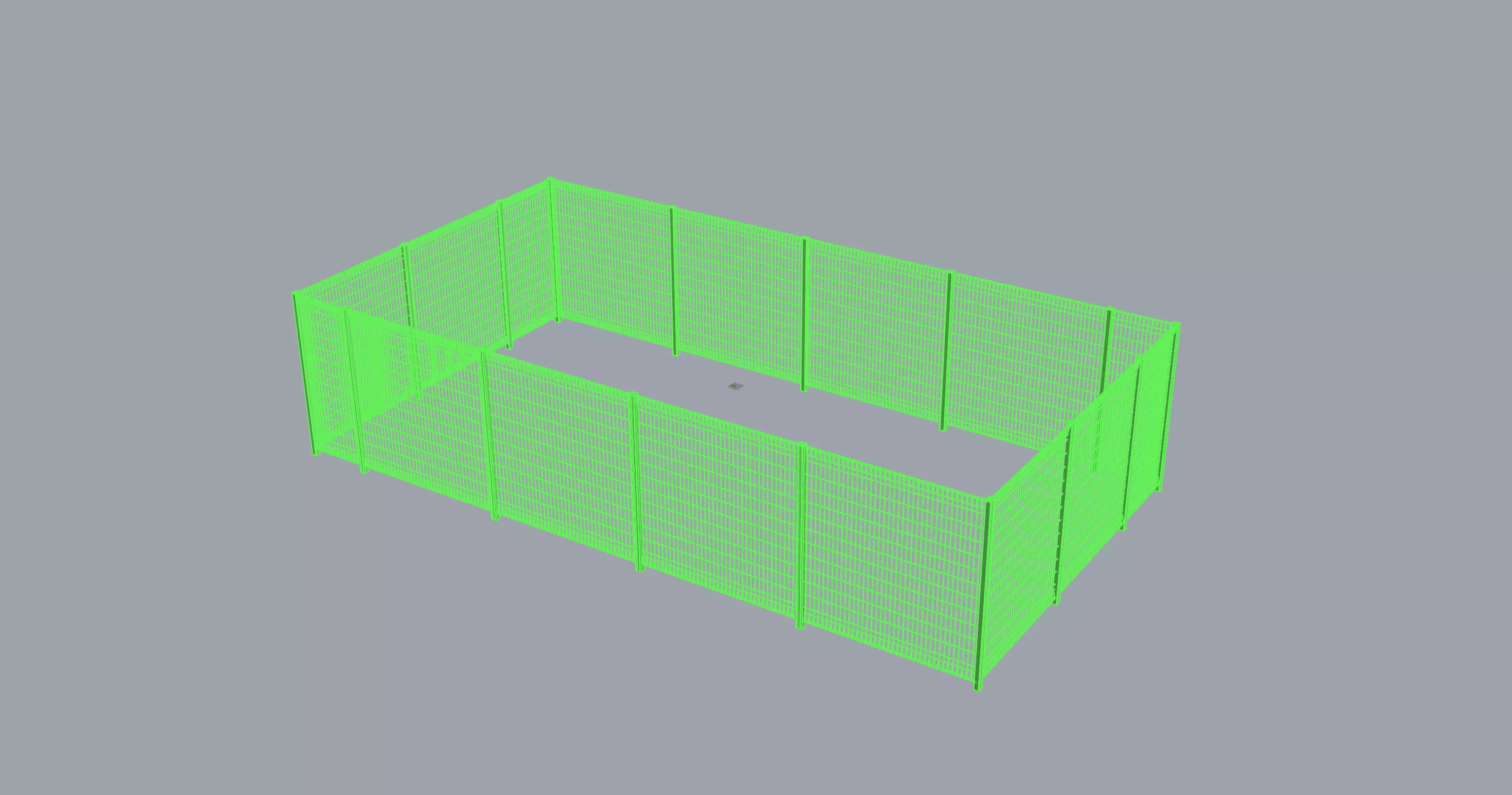 fence 3D print model_0