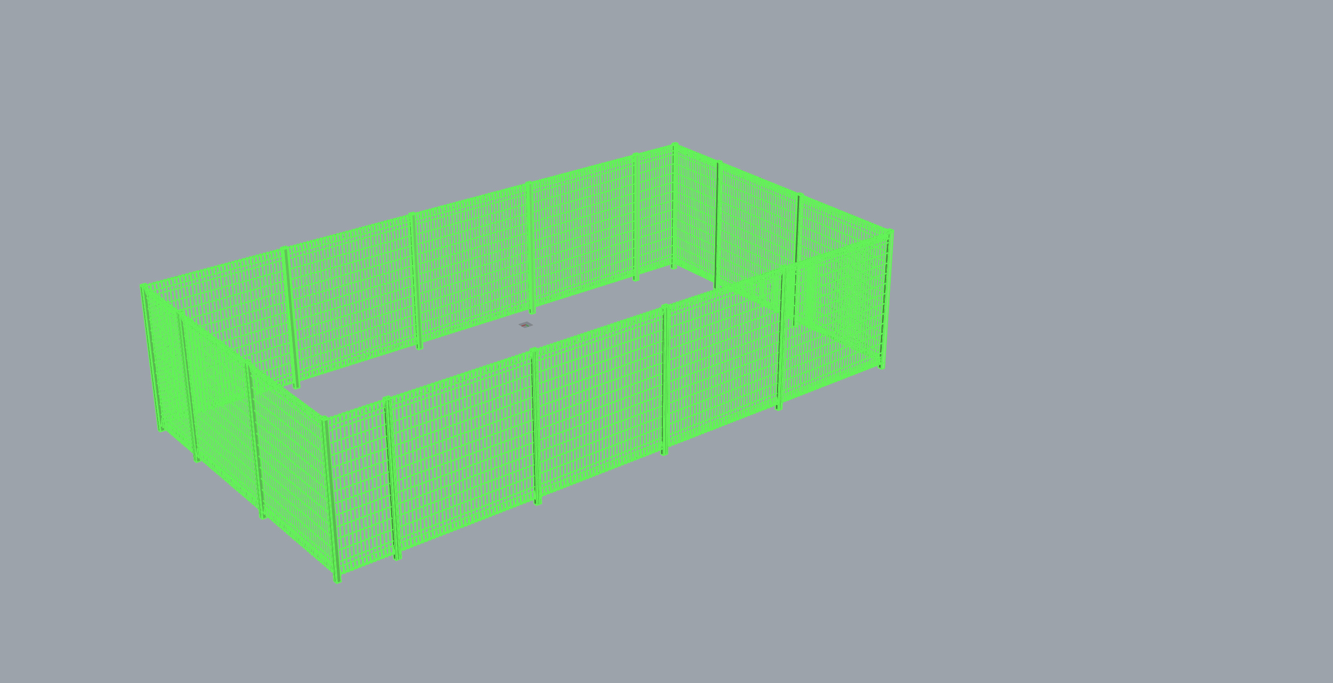 fence 3D print model_2